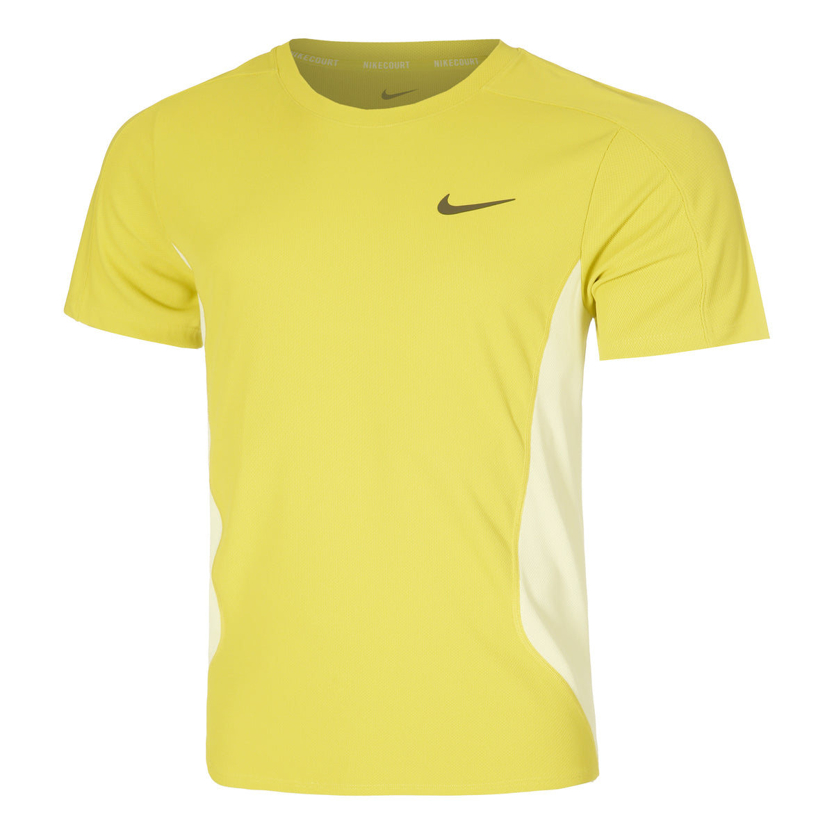 Nike Court Dri-Fit Advantage Slam T-shirt Heren - geel, limoen