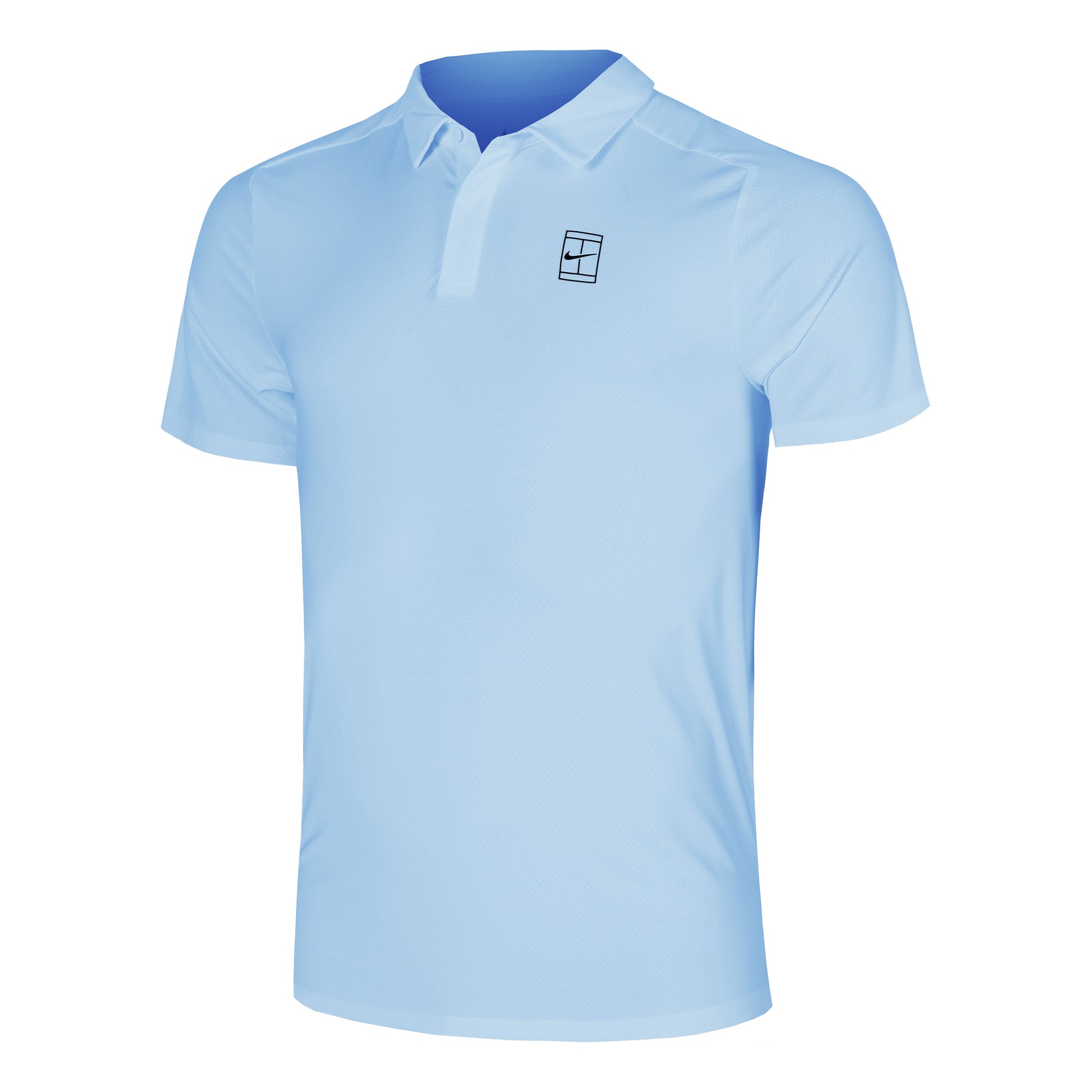 Nike Court Dri-FIT Advantage Polo Heren - lichtblauw,