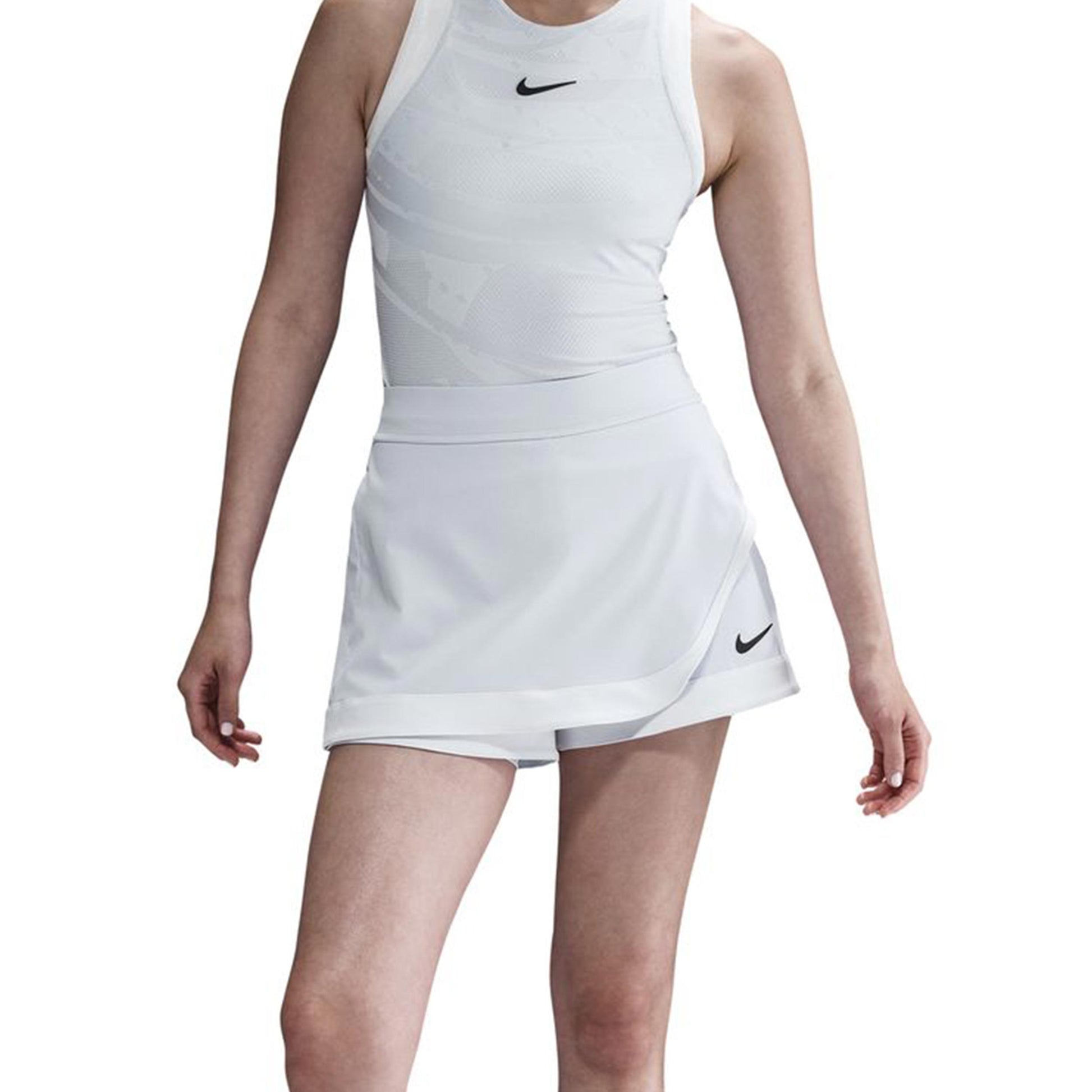 Nike Court Dri-Fit Slam Rok Dames-Lichtgrijs,Lichtgrijs