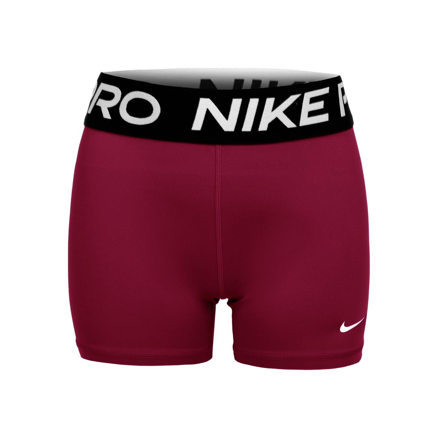 Nike Dri-Fit Big Kids 3in Shorts Meisjes - wijnrood, zwart