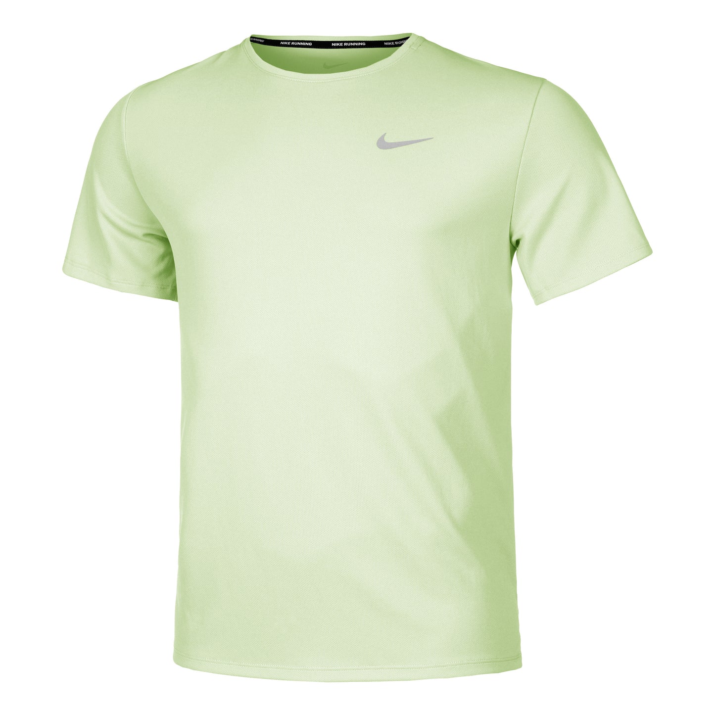 Nike Miler Hardloopshirt Heren - limoen