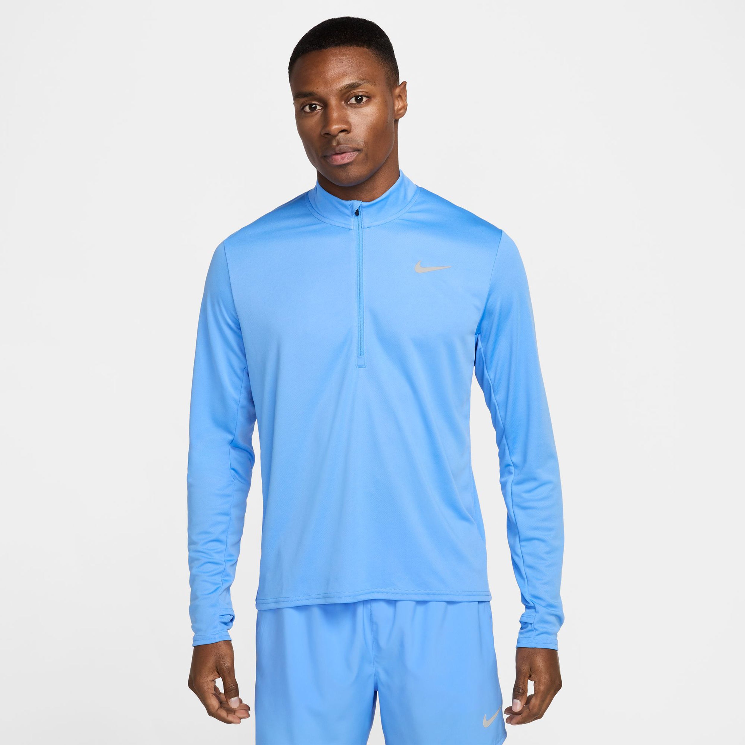 Pacer Half-Zip Hardloopshirt Heren - lichtblauw | Tennis-Point