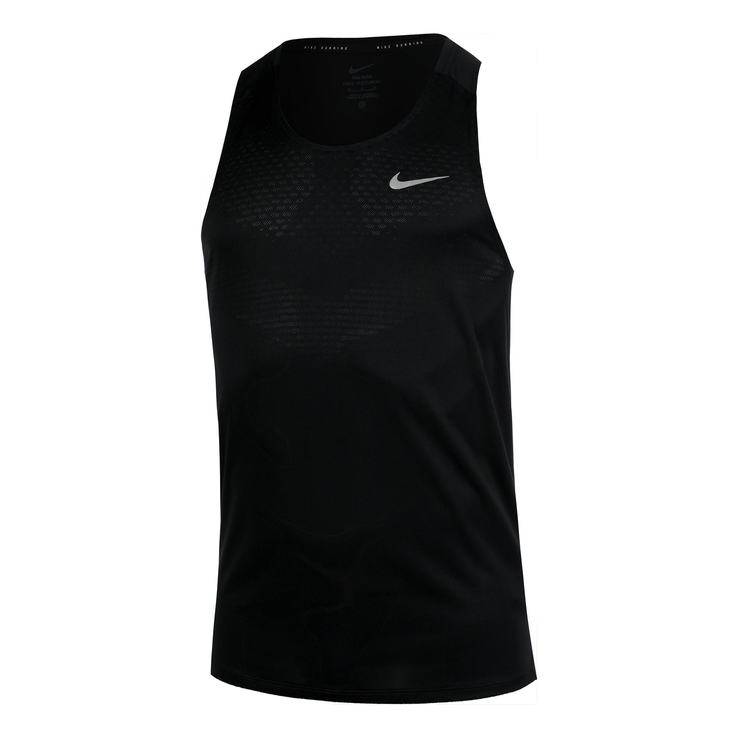 Nike Stride Hardloopshirt Heren - zwart