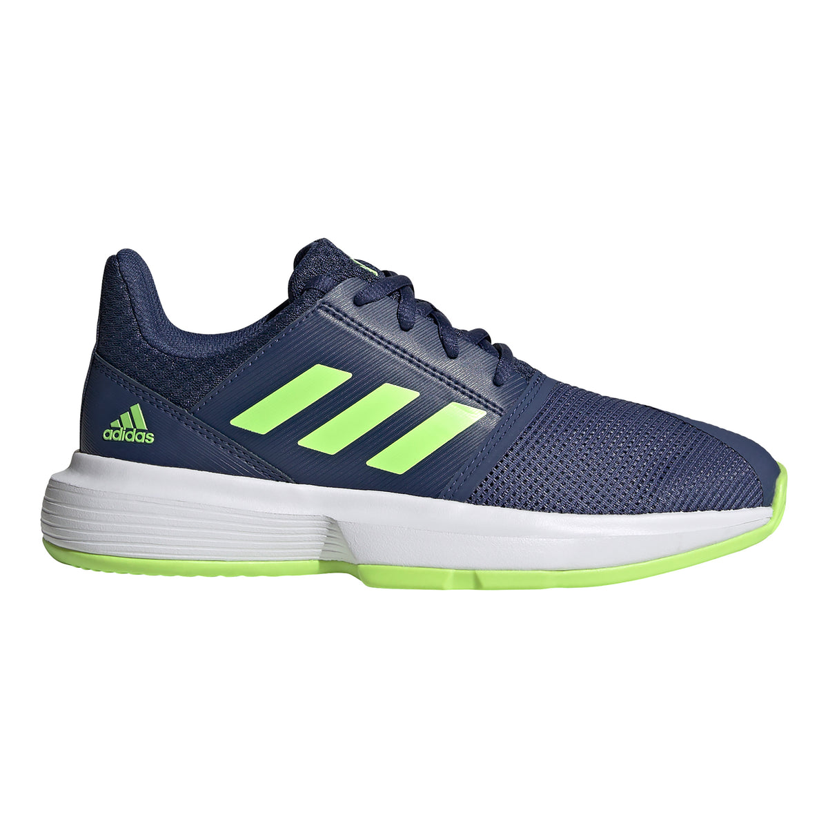 adidas Court Jam X Allcourt schoen Kinderen - donkerblauw, neongroen
