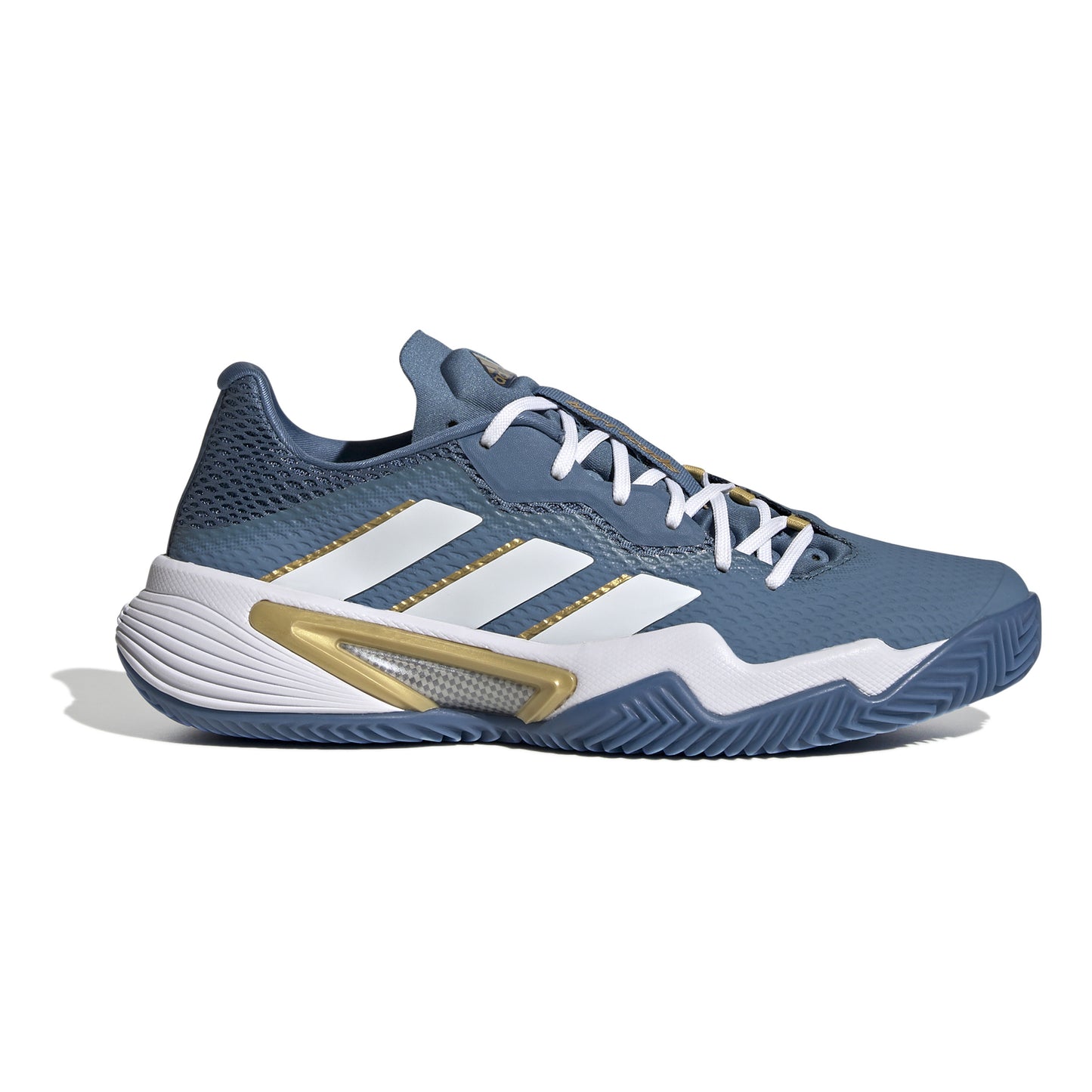 adidas Barricade 13 Gravelschoen Dames - blauw, goud