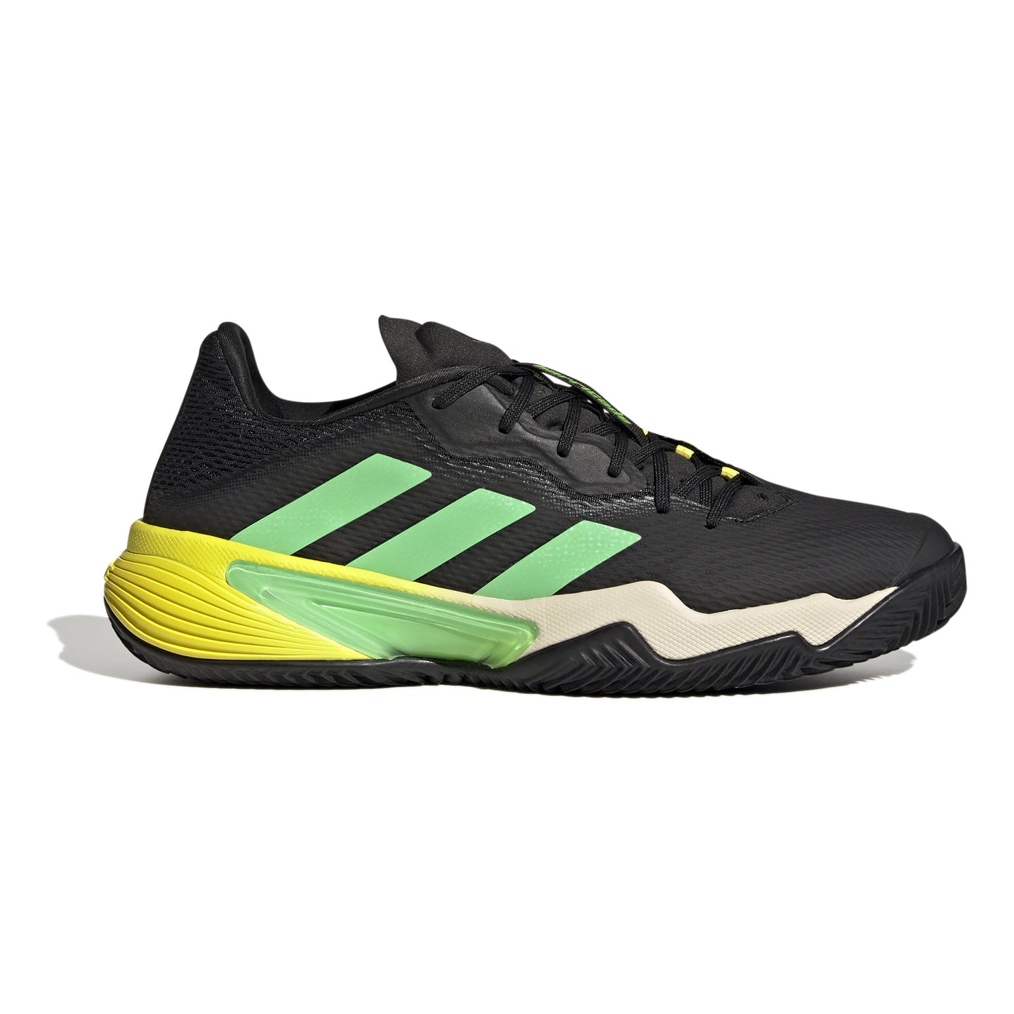 adidas Barricade Gravelschoen Heren - zwart, groen