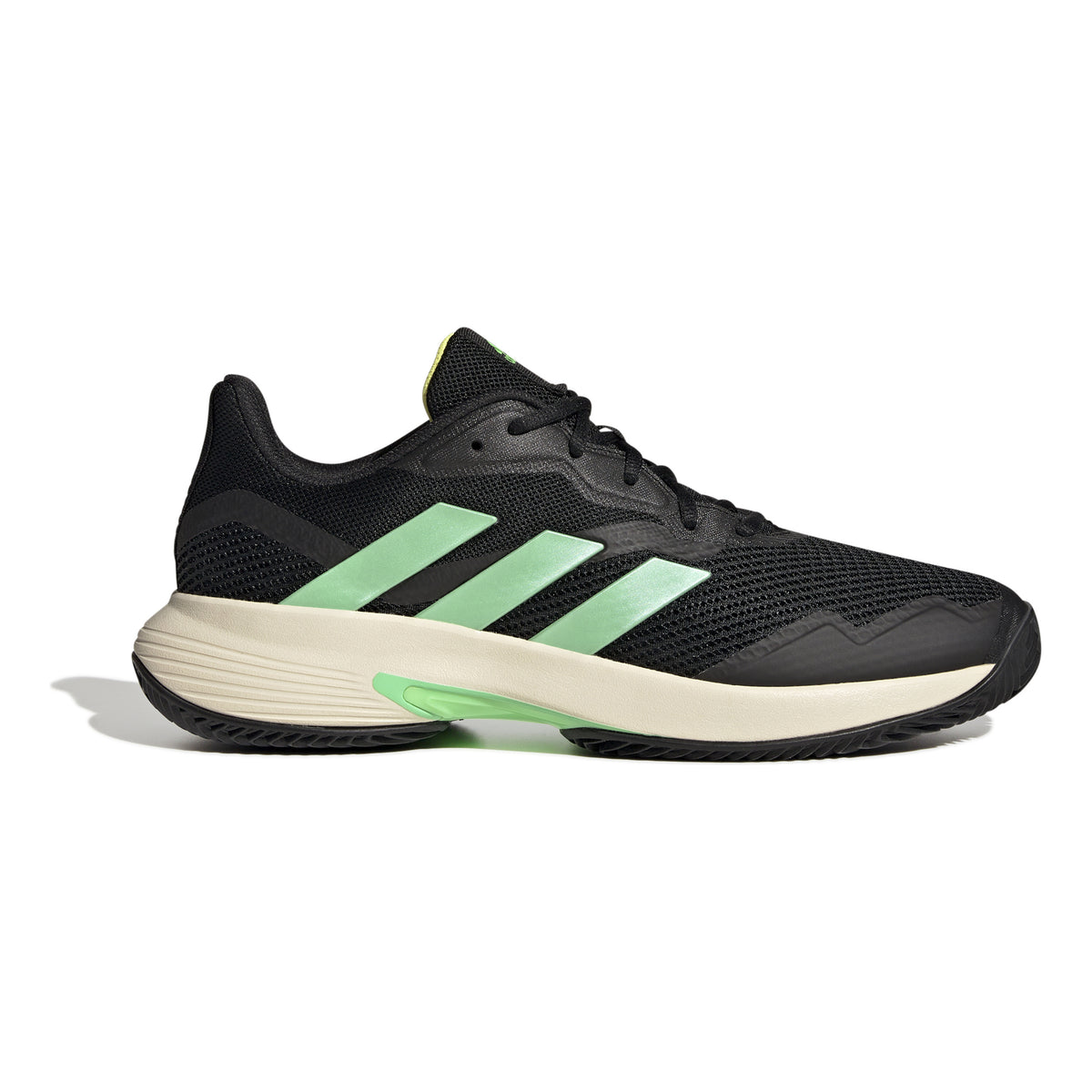 adidas CourtJam Control Gravelschoen Heren - zwart, neongroen