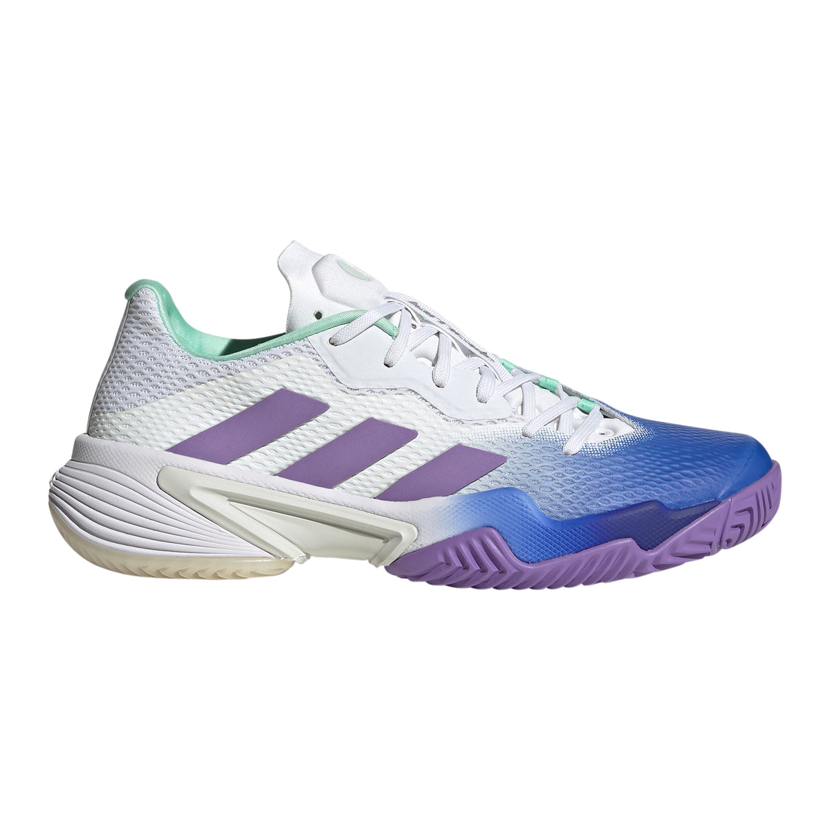 adidas Barricade Allcourt schoen Dames - wit, blauw