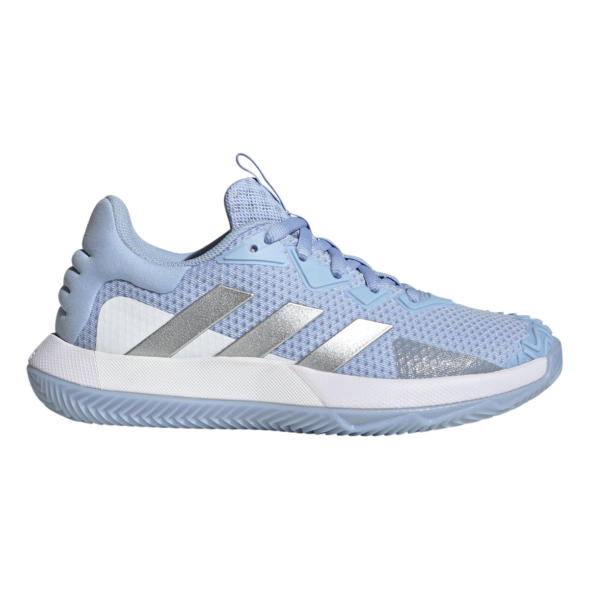 adidas SoleMatch Control Gravelschoen Dames - lichtblauw, wit