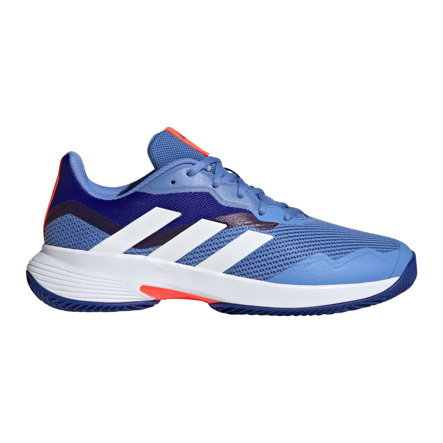 adidas CourtJam Control Gravelschoen Heren - blauw, wit