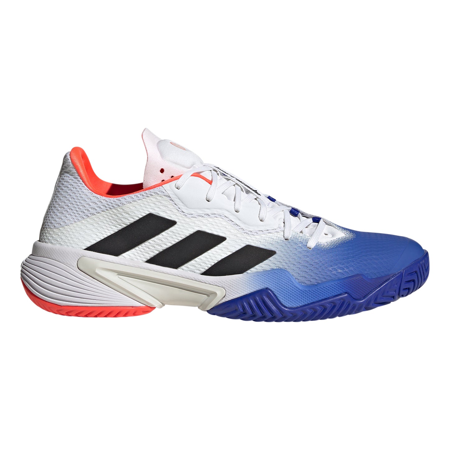 adidas Barricade Allcourt schoen Heren - wit, blauw
