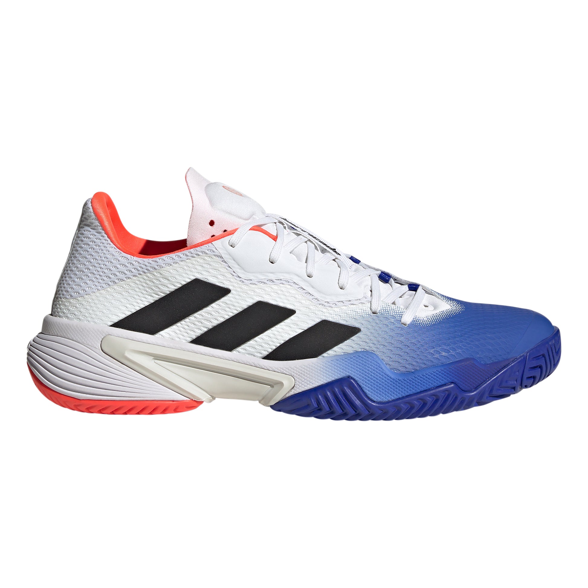 adidas Barricade Allcourt schoen Heren - wit, blauw