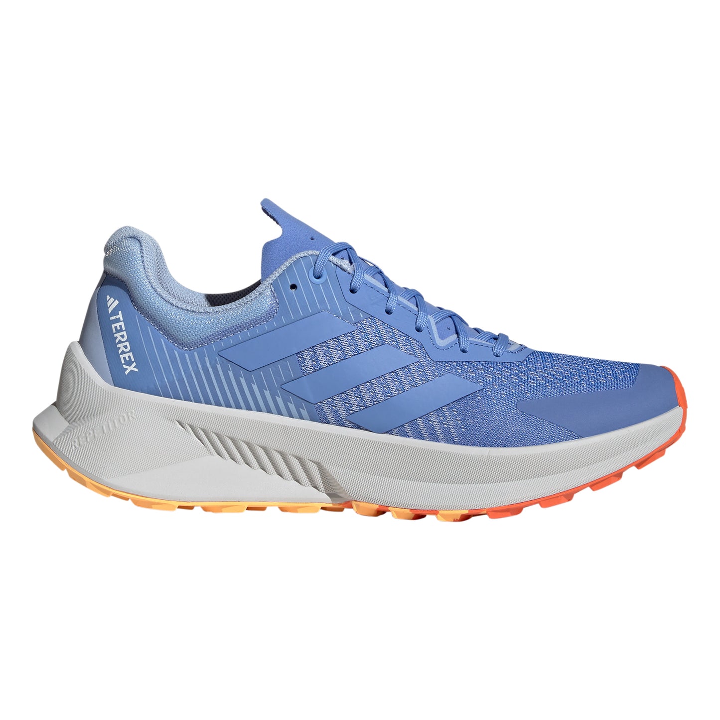 adidas Soulstride Flow Trailschoen Heren - blauw, grijs