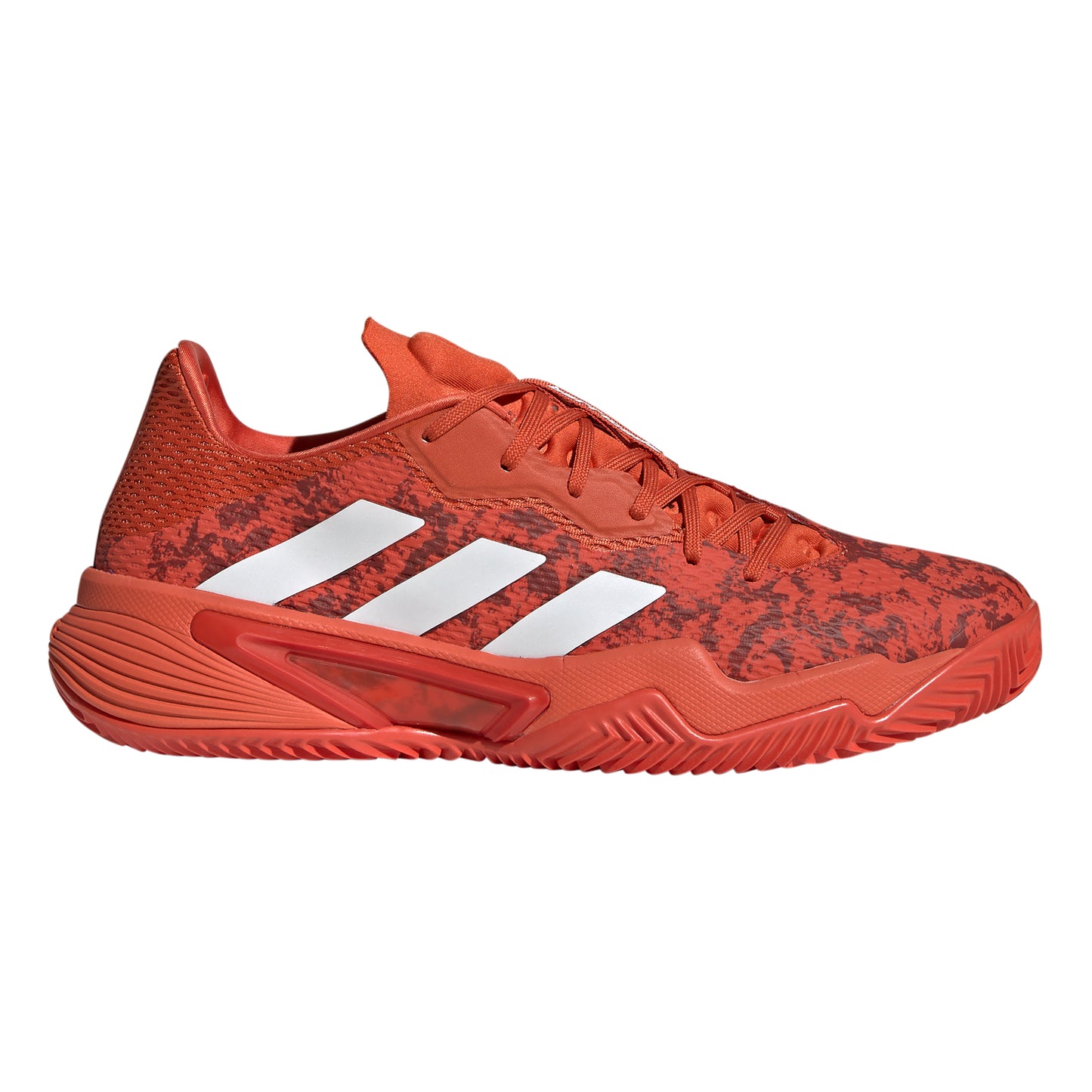 adidas Barricade Gravelschoen Heren - oranje, wit