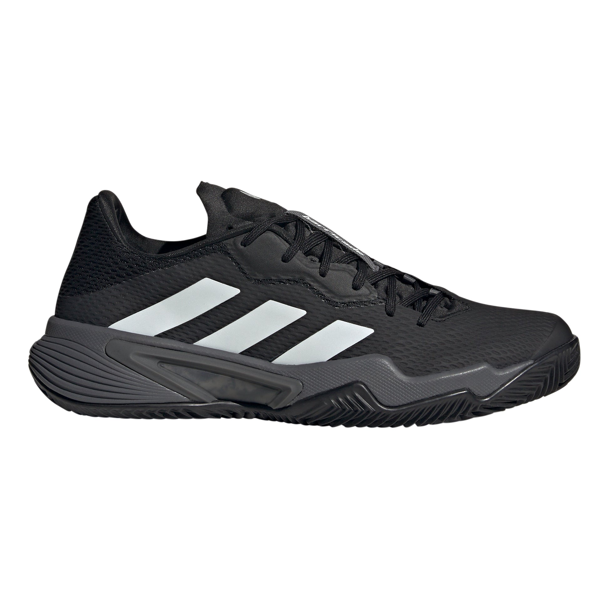 adidas Barricade Gravelschoen Heren - zwart, wit