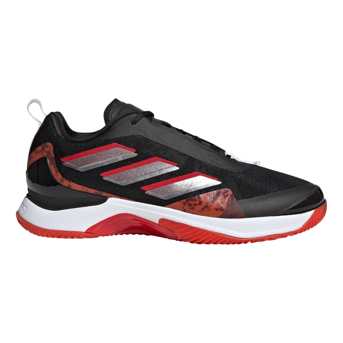 adidas Avacourt Gravelschoen Dames - zwart, oranje