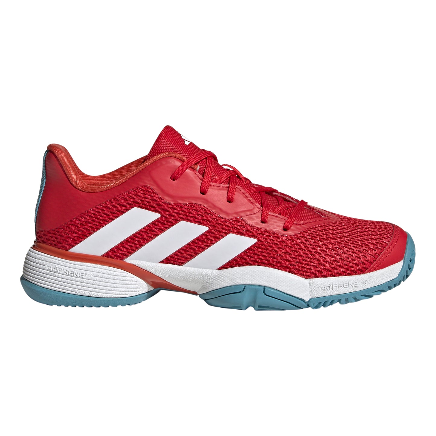 adidas Barricade Allcourt schoen Kinderen - rood, wit