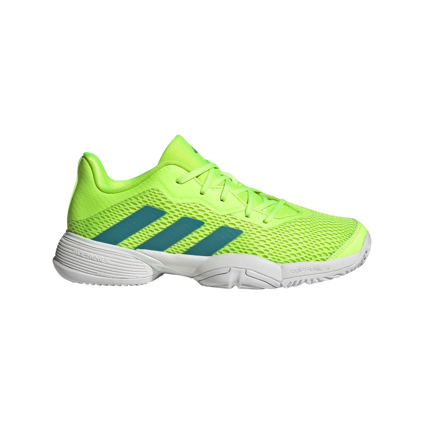 adidas Barricade Allcourt schoen Kinderen - neongroen, grijs