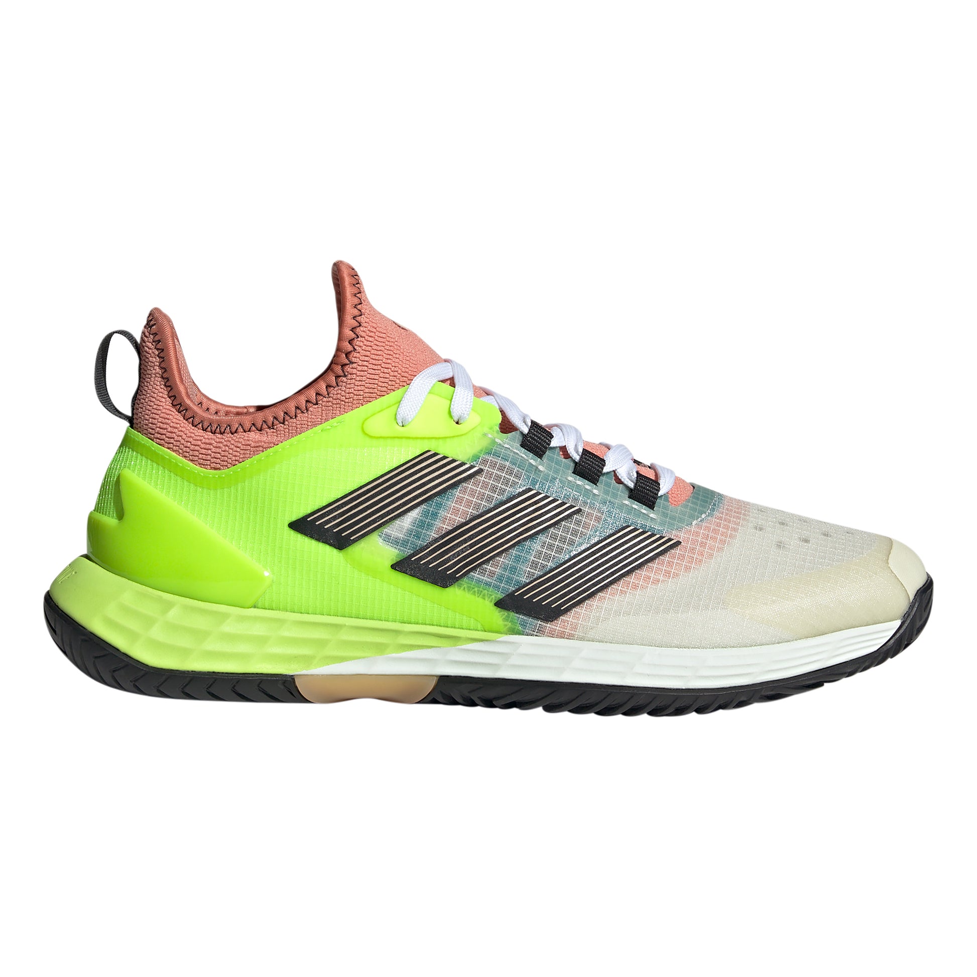adidas adizero Ubersonic 4.1 Allcourt schoen Heren - wit, groen