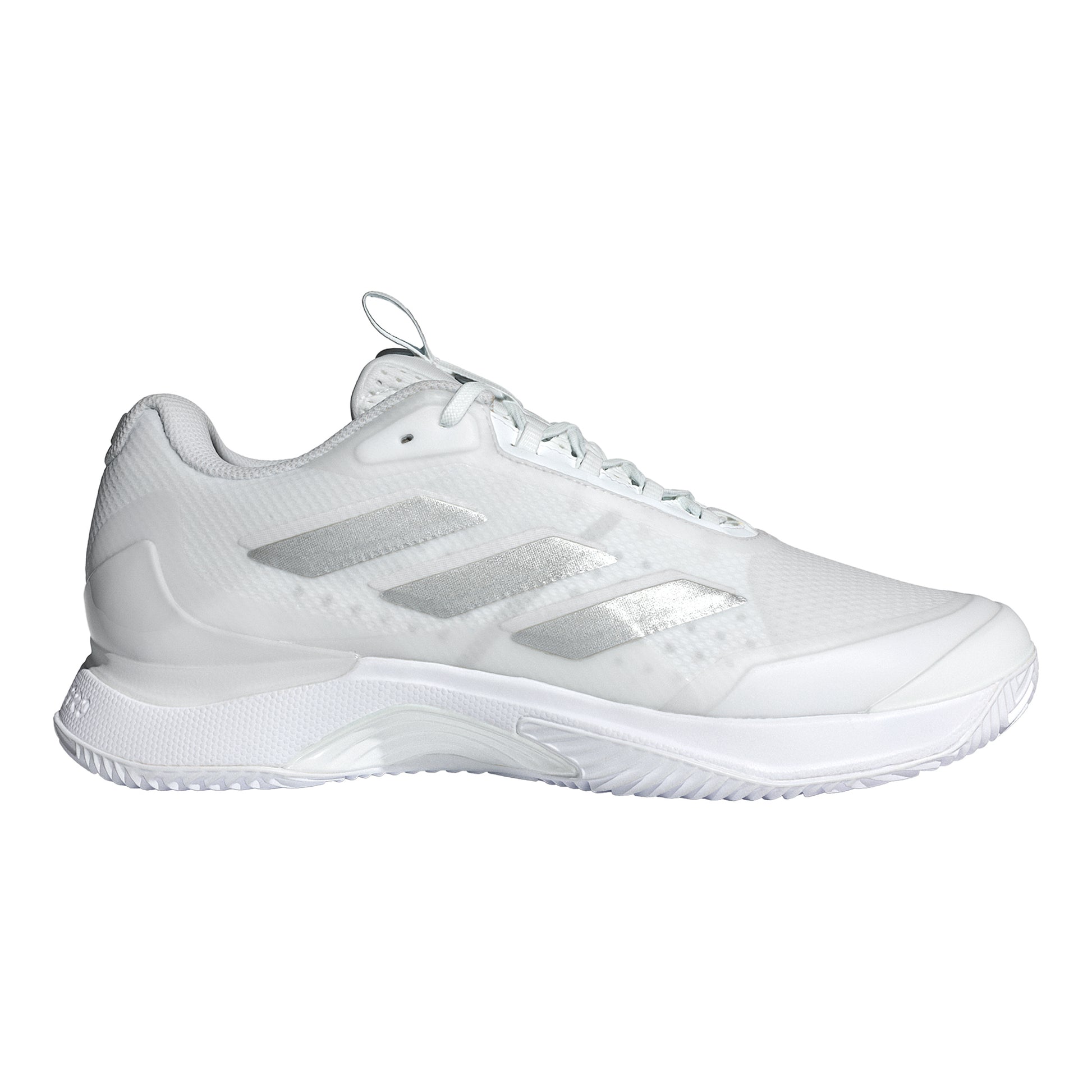 adidas Avacourt 2 Gravelschoen Dames - wit, zilver