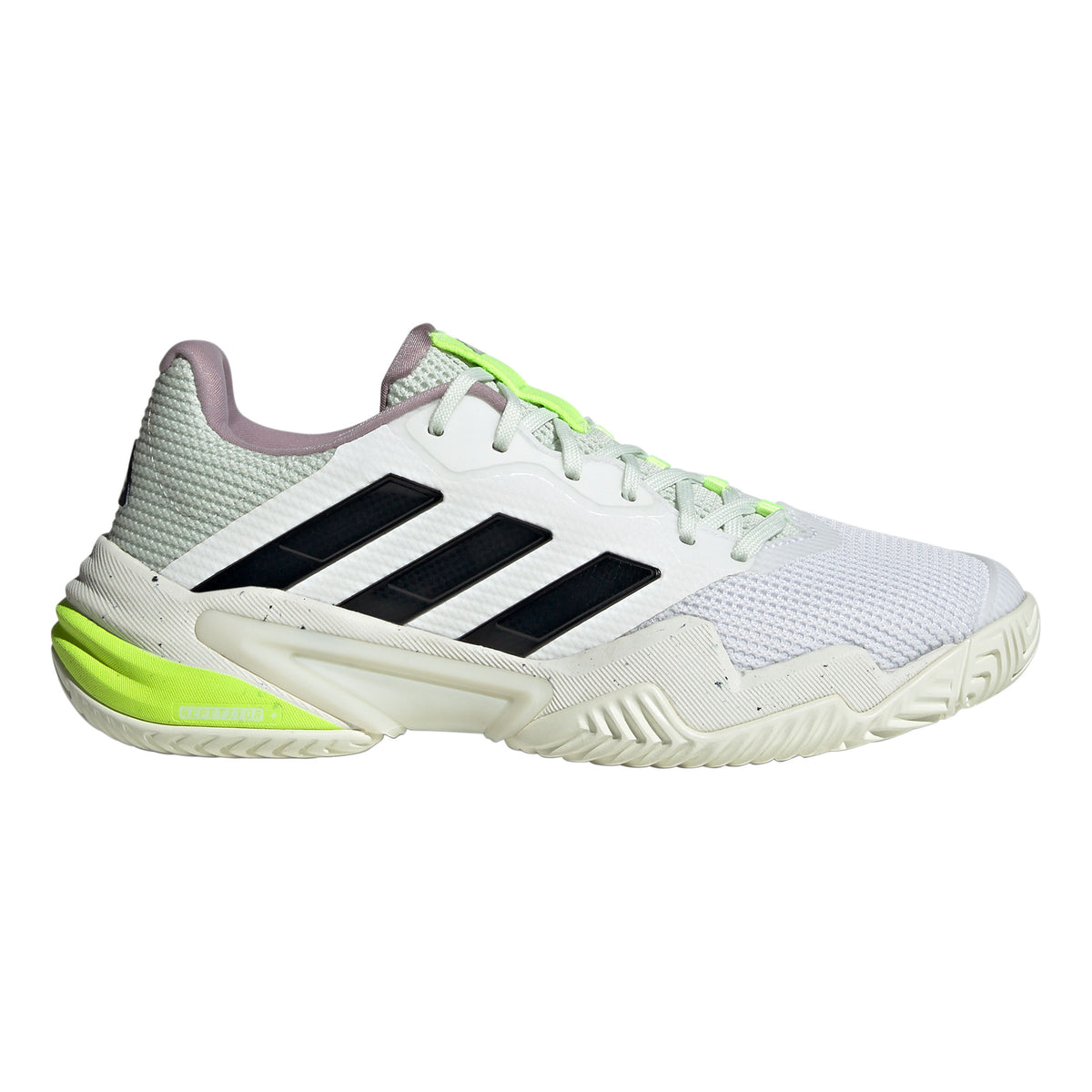 adidas Barricade 13 Allcourt schoen Dames - wit, neongroen