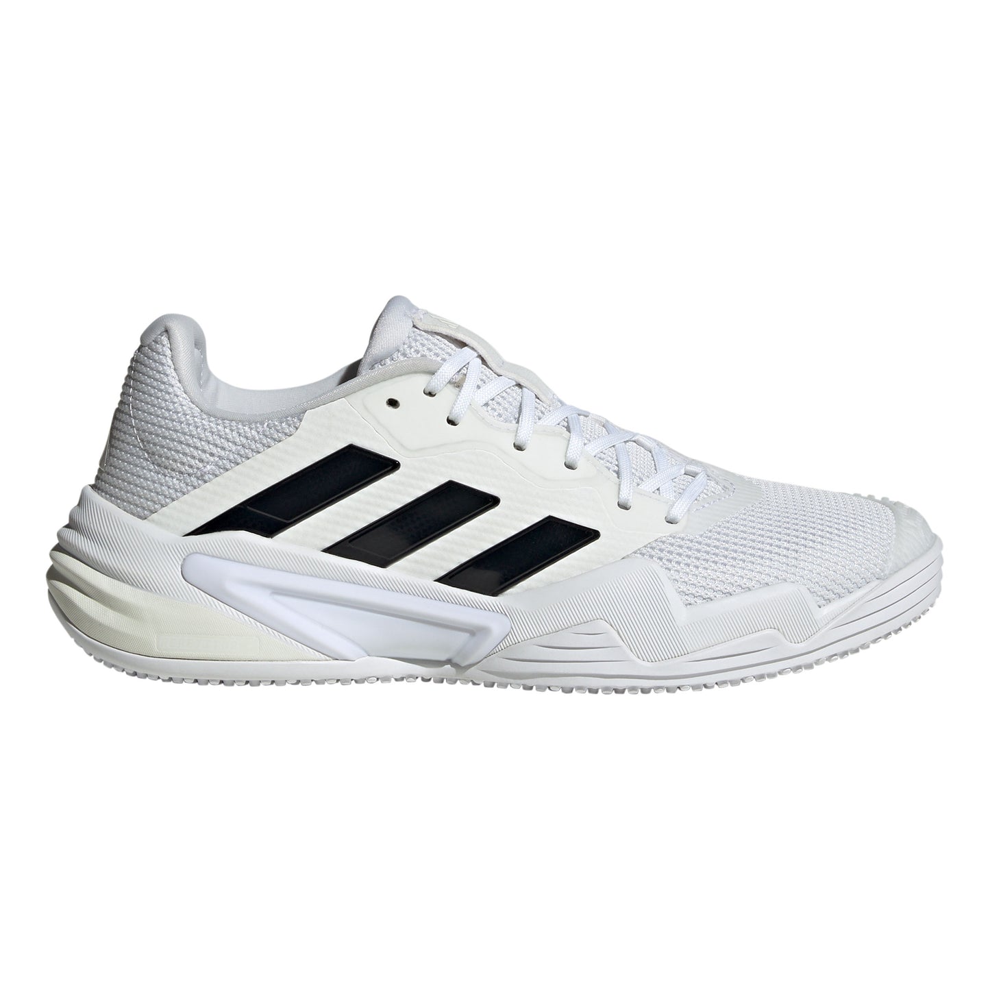 adidas Barricade 13 Grasschoen Heren - wit, zwart