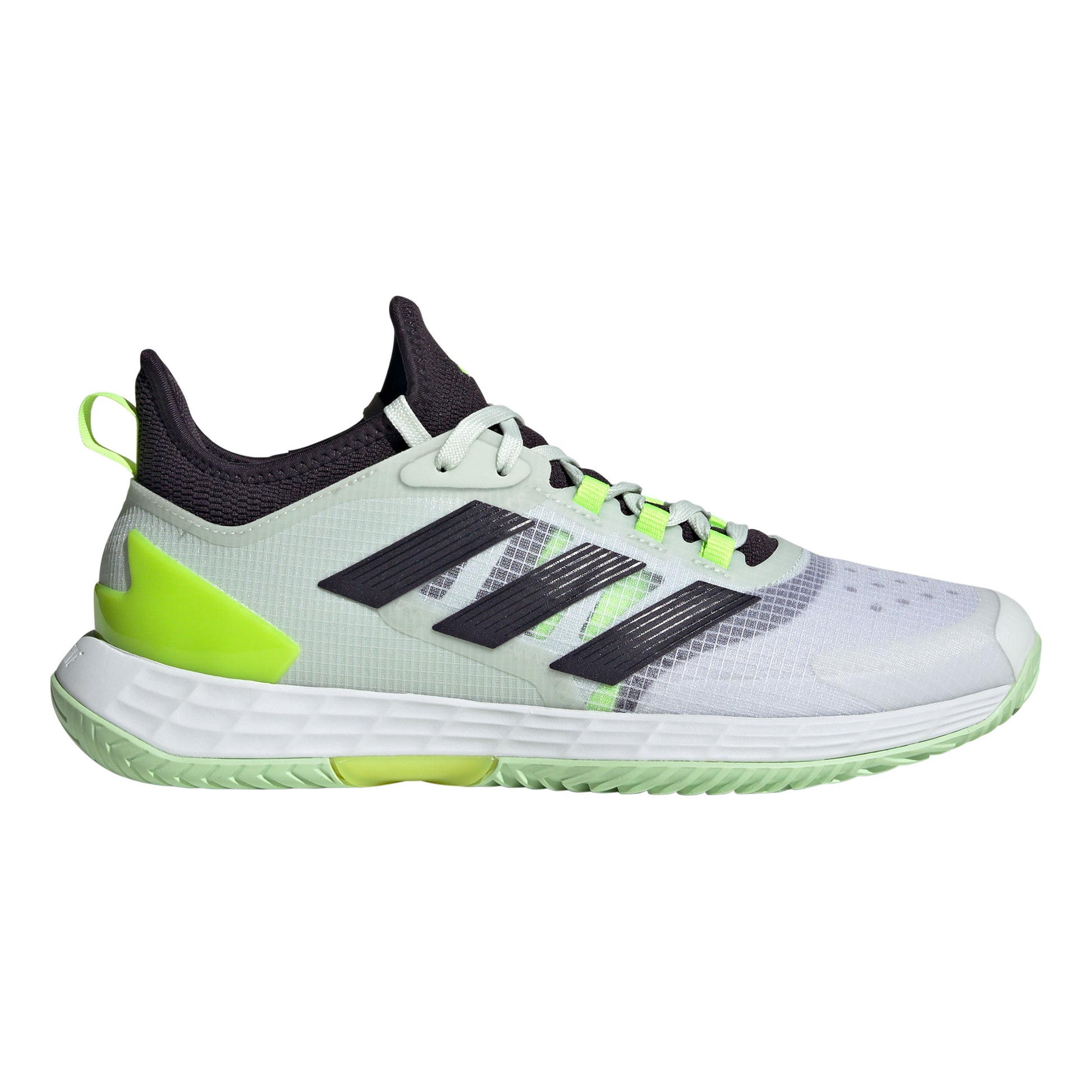 adidas adizero Ubersonic 4.1 Allcourt schoen Heren - wit, neongroen