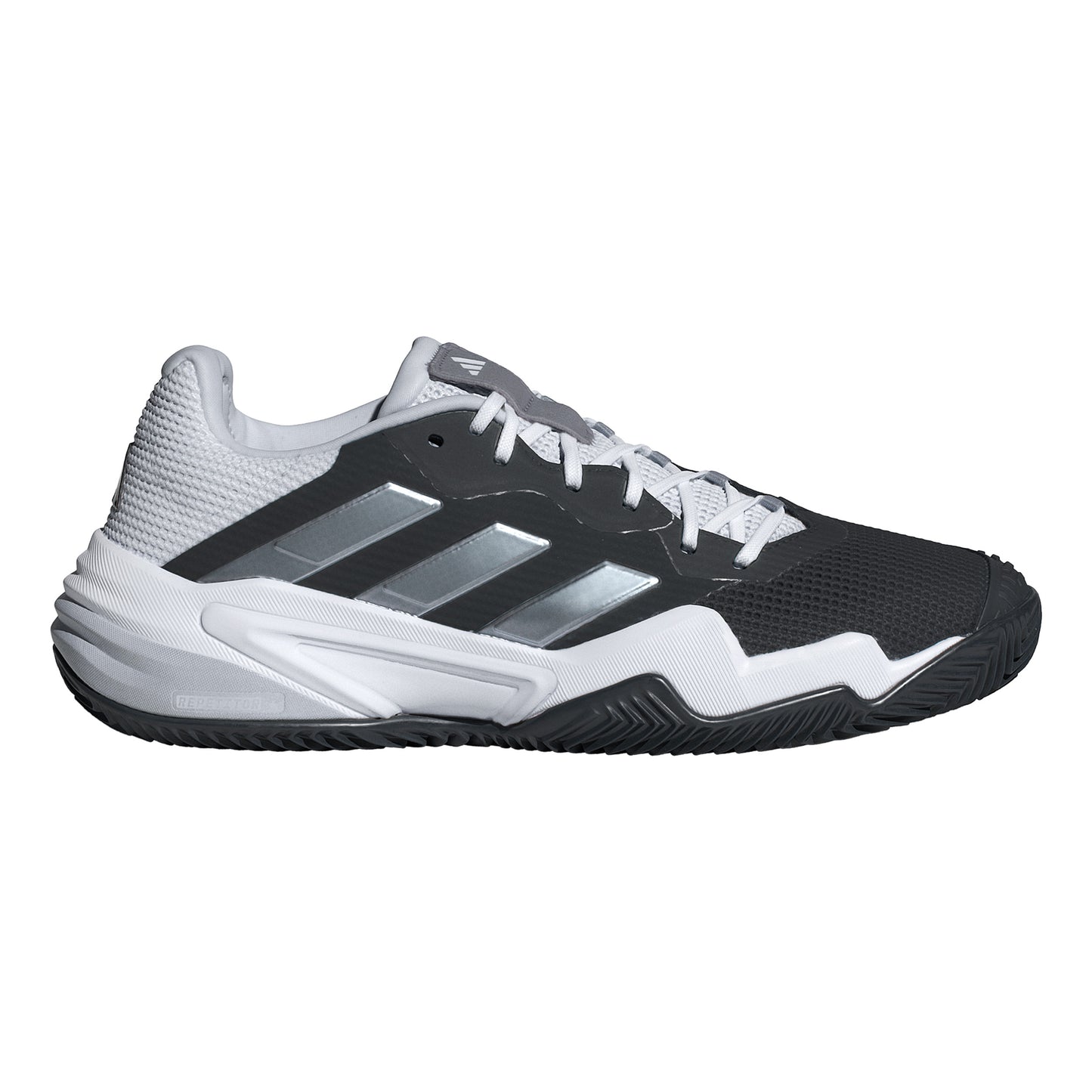 adidas Barricade 13 Gravelschoen Heren - zwart, wit