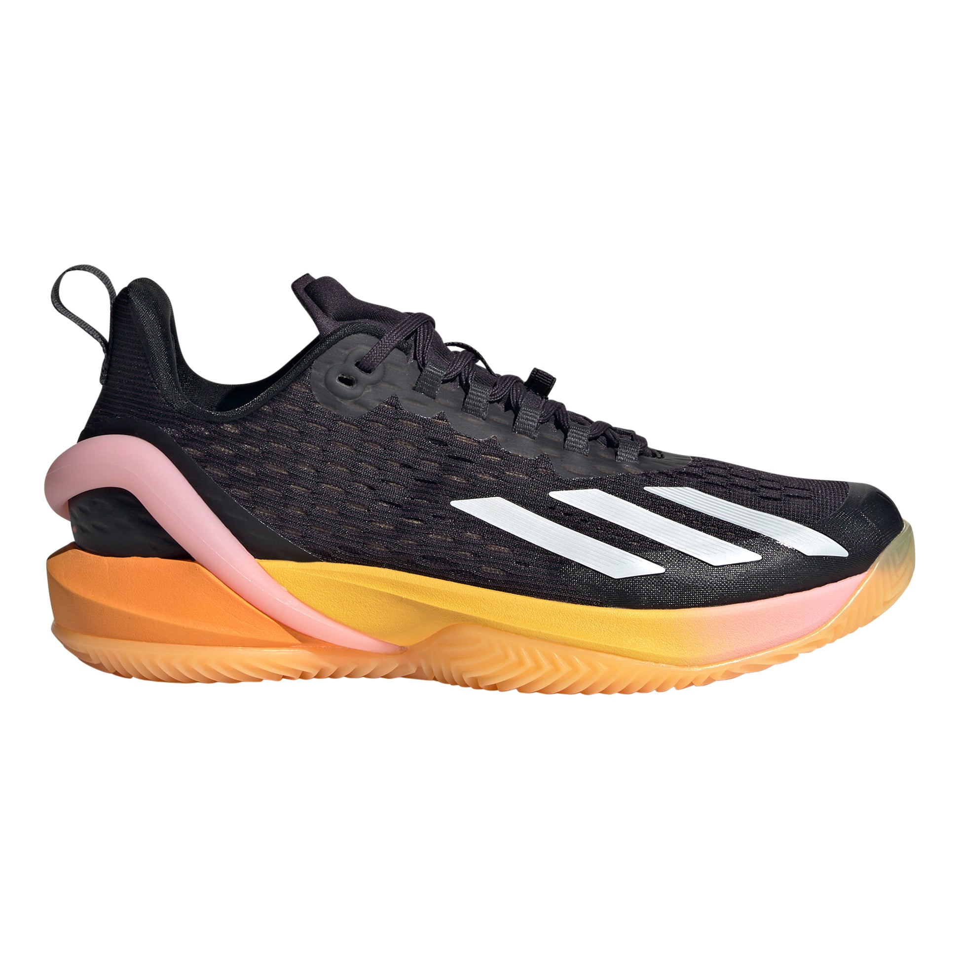 adidas adizero Cybersonic Gravelschoen Dames - zwart, oranje