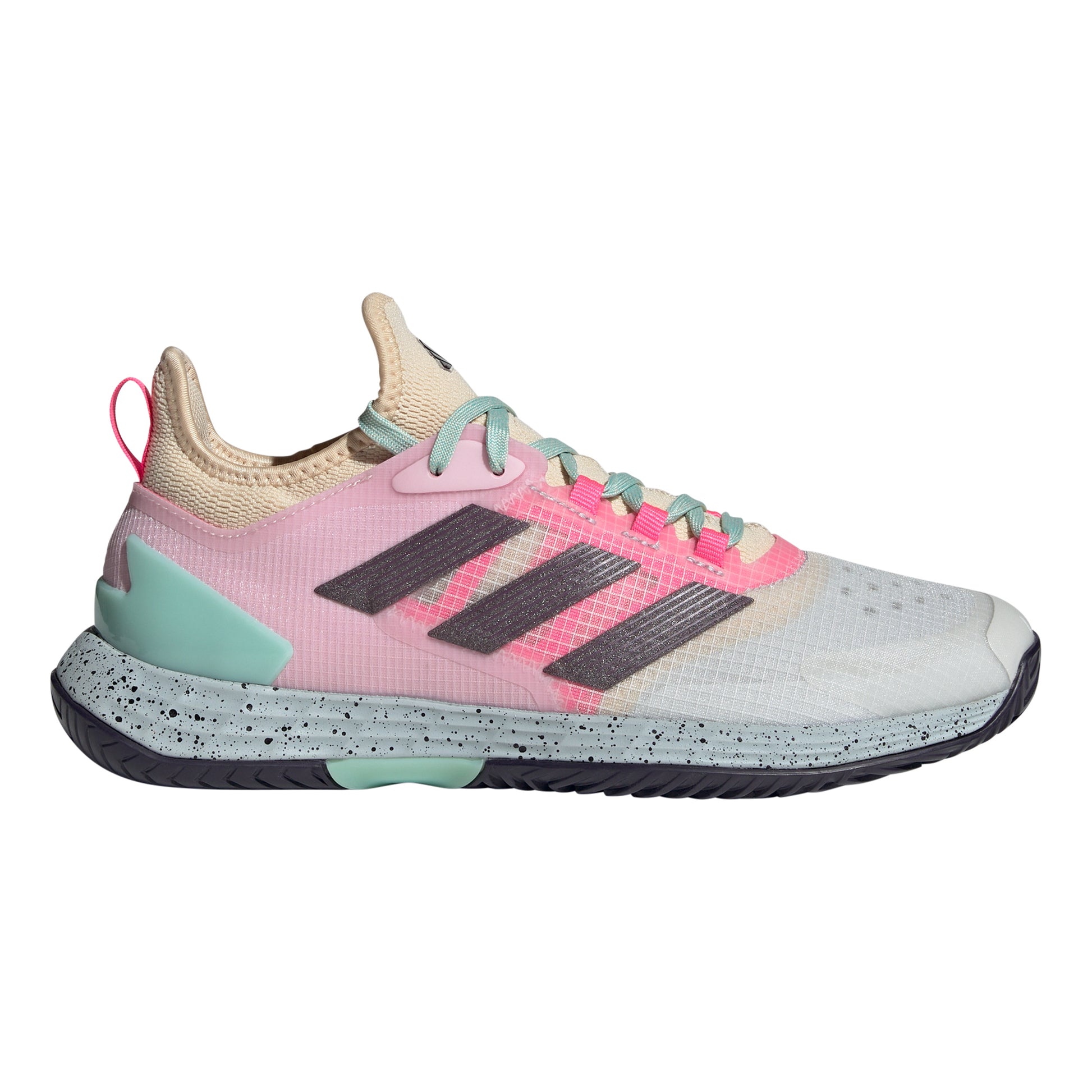adidas adizero Ubersonic 4.1 Allcourt schoen Heren - wit, roze