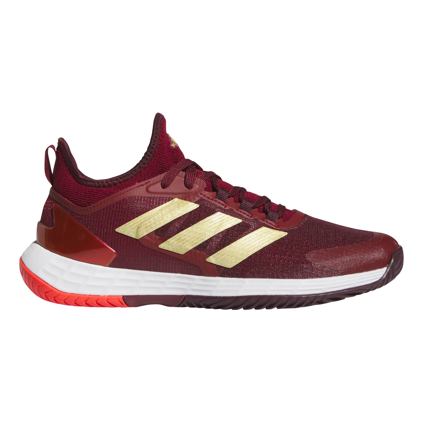 adidas adizero Ubersonic 4.1 Allcourt schoen Heren - donkerrood, goud