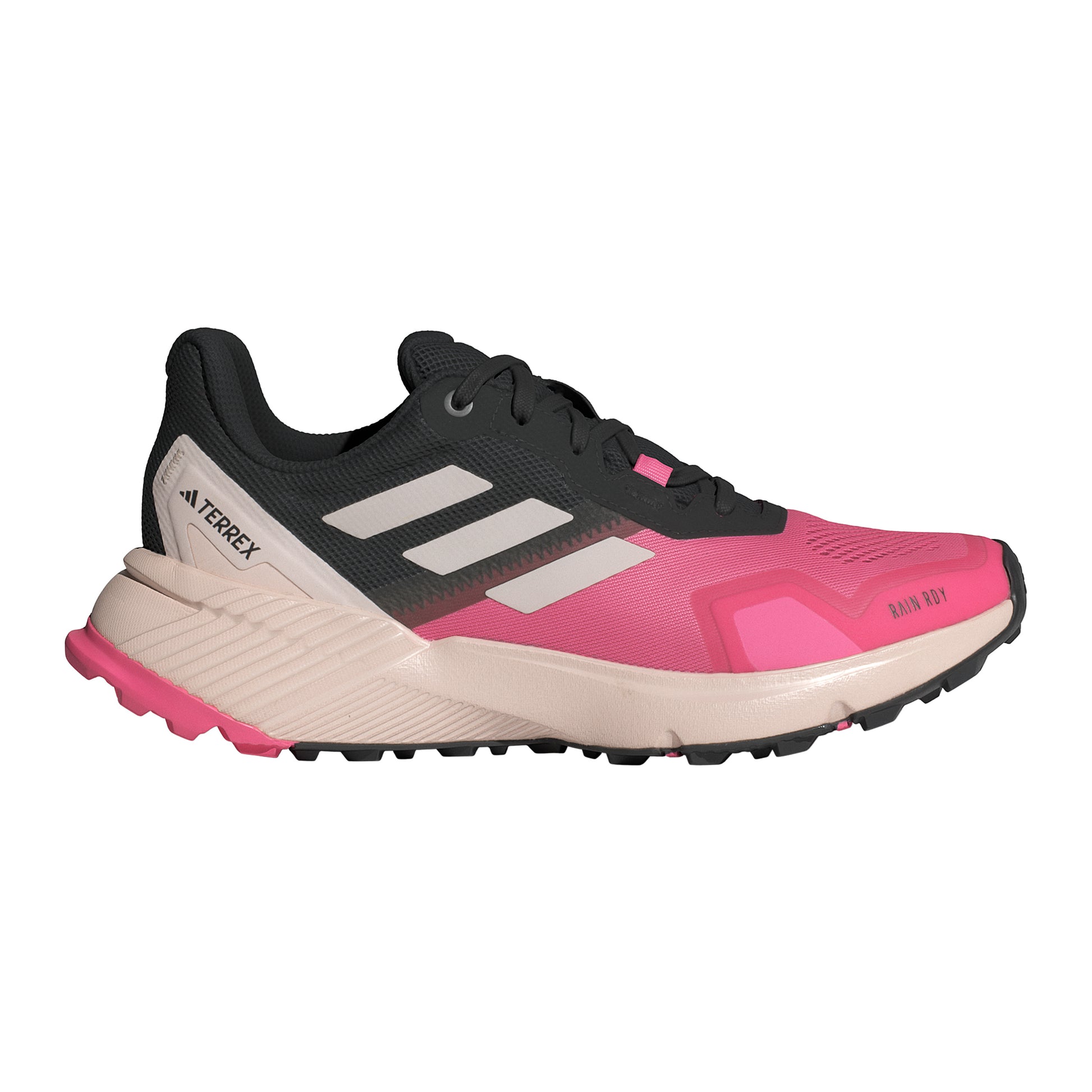 adidas Terrex Soulstride RainReady Trailschoen Dames - zwart, roze