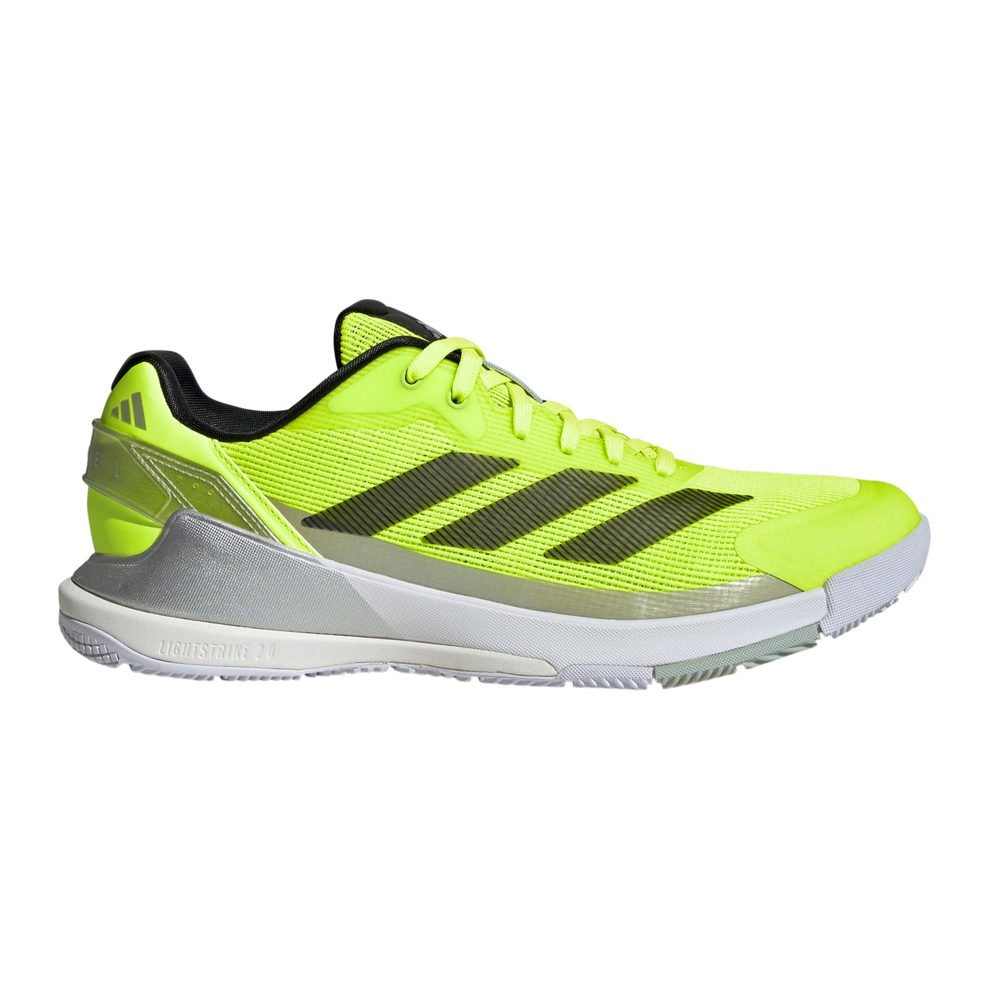 adidas Crazyquick Padel schoen Heren - neongroen, zwart