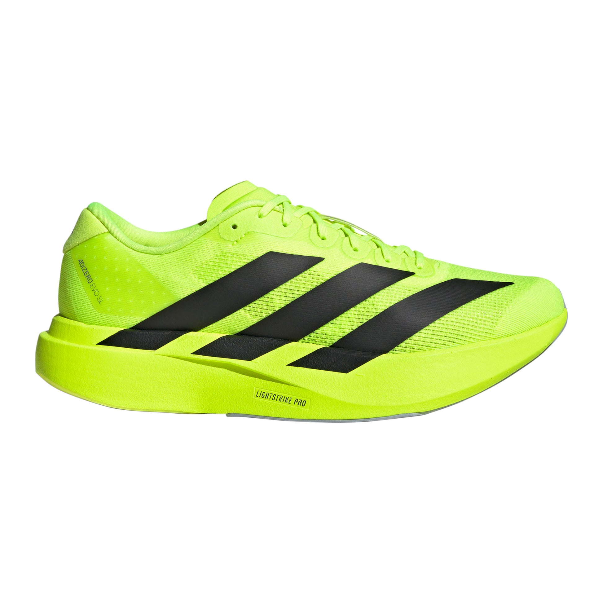adidas adizero Evo SL Wedstrijdschoen Heren - neongeel, zwart