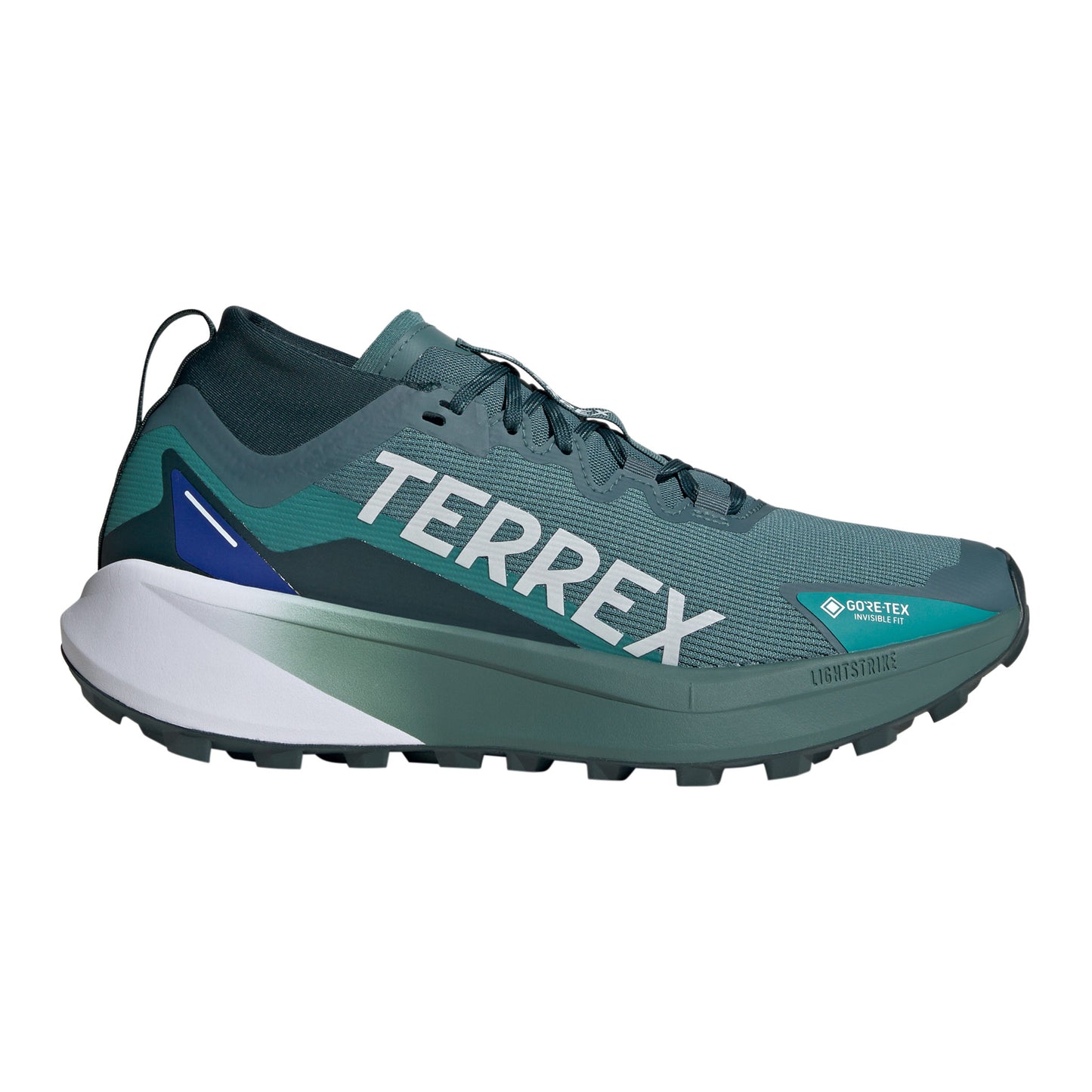 adidas Terrex Agravic GTX Trailschoen Heren - donkergroen, wit
