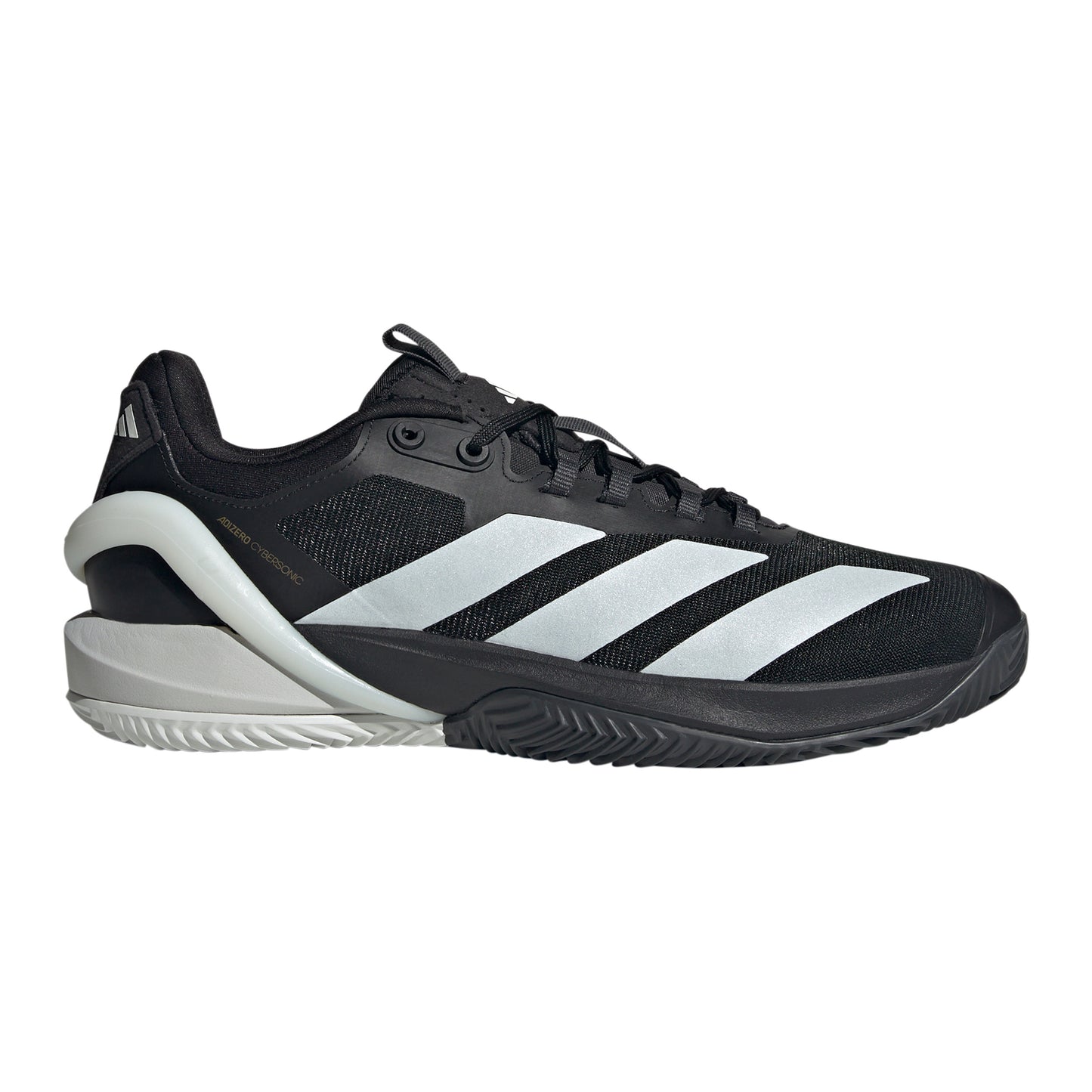 adidas Adizero Cybersonic Gravelschoen Heren - zwart, zilver