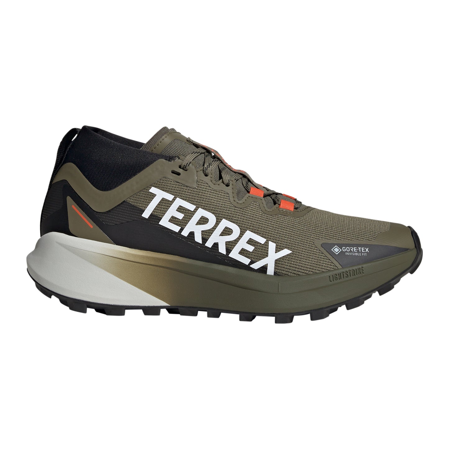adidas Terrex Agravic GTX Trailschoen Heren - olijf, zwart