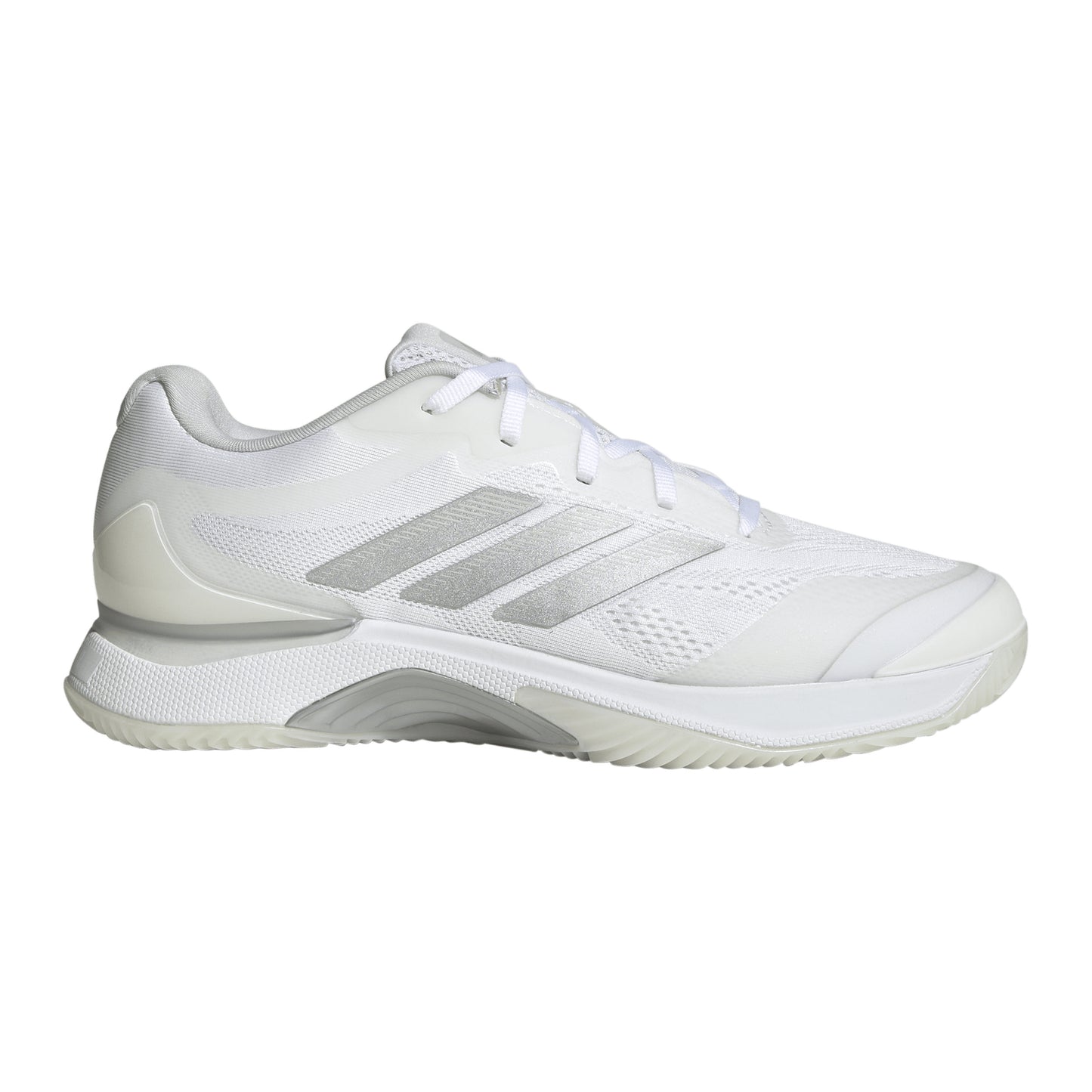 adidas Avacourt 3 Gravelschoen Dames - wit, zilver