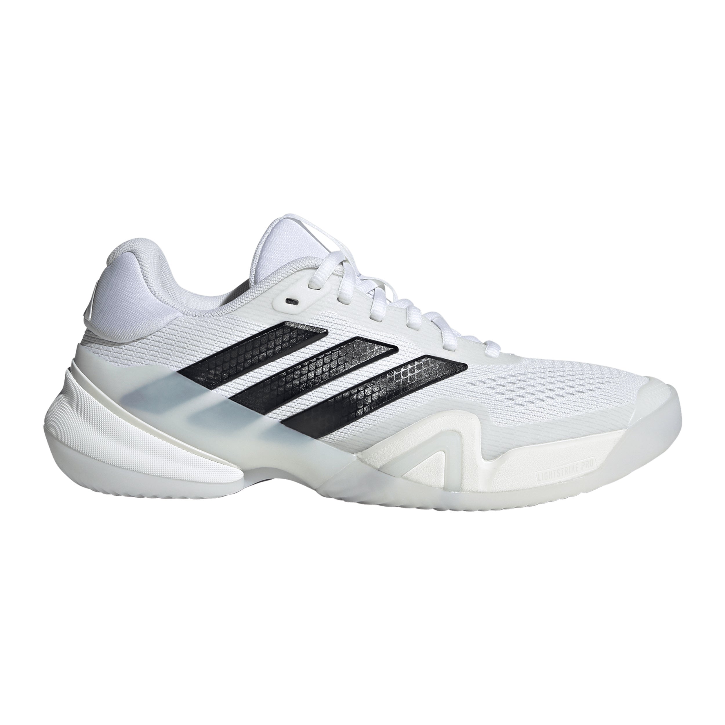 adidas Barricade 14 Gravelschoen Dames - wit, zwart