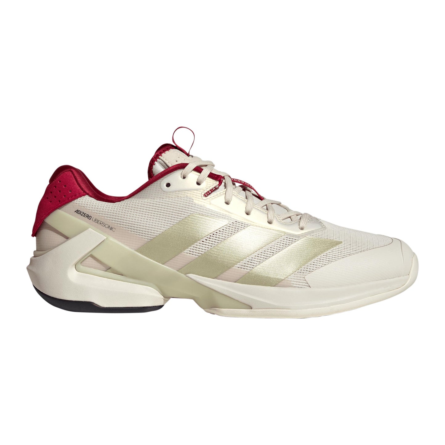 adidas adizero Ubersonic 5  Allcourt schoen Heren - wit, donkerrood