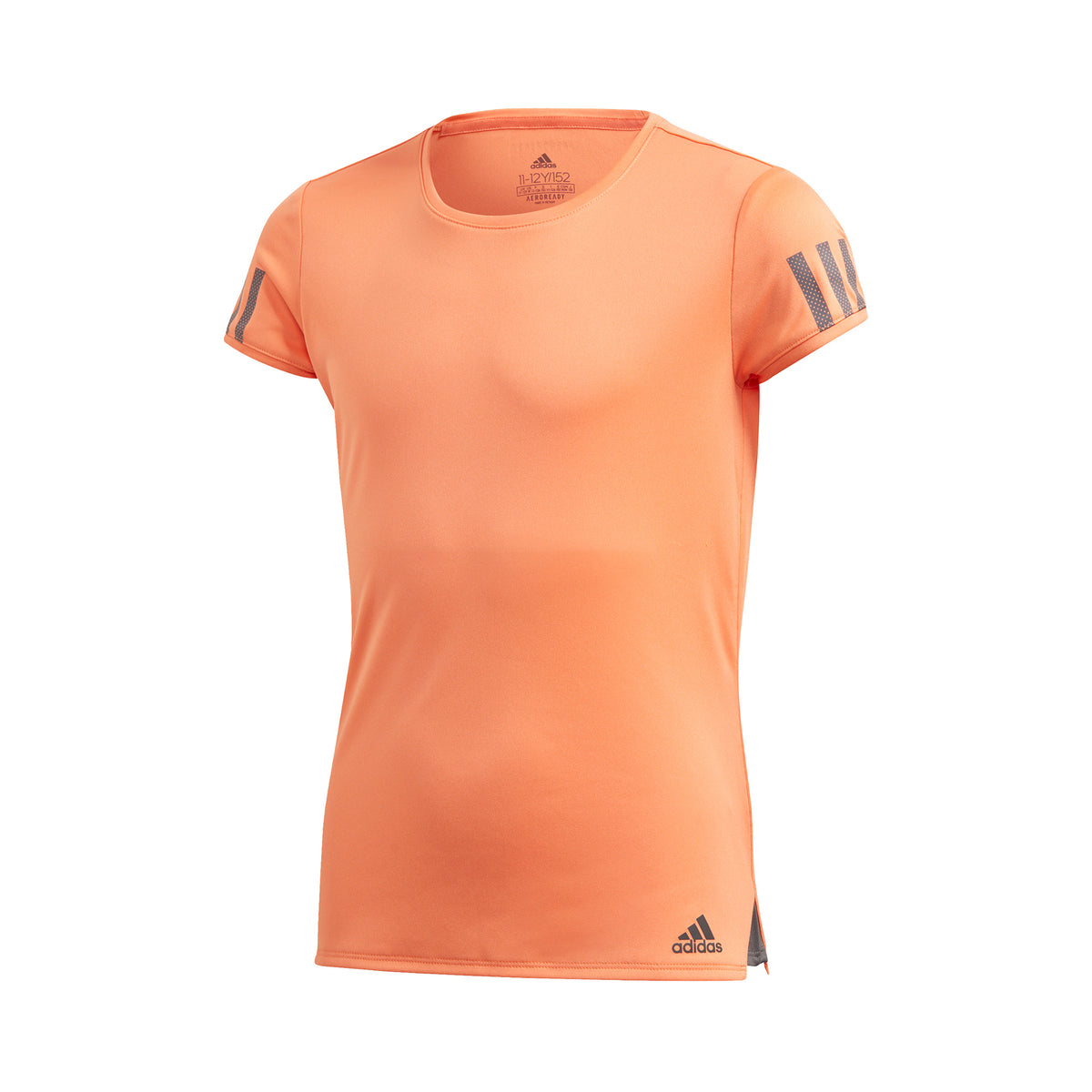 adidas Club T-shirt Meisjes - oranje, grijs