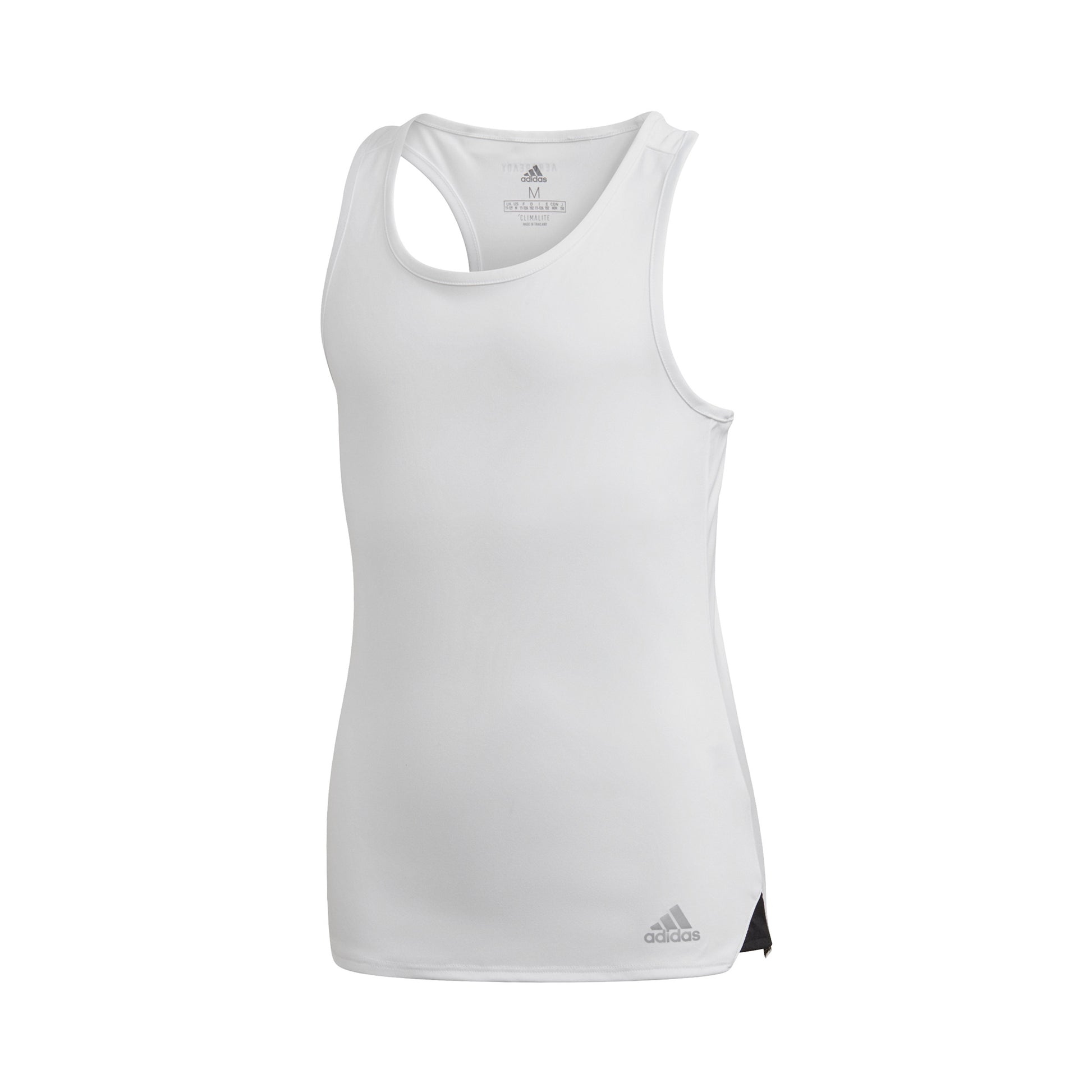 adidas Club Tanktop Meisjes - wit, zilver
