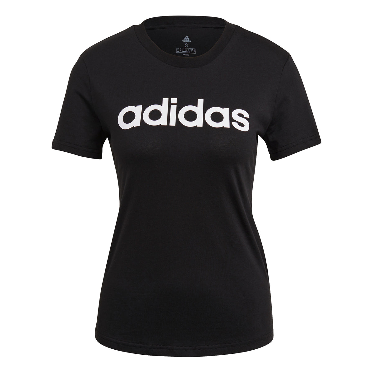 adidas Linear T-shirt Dames - zwart,