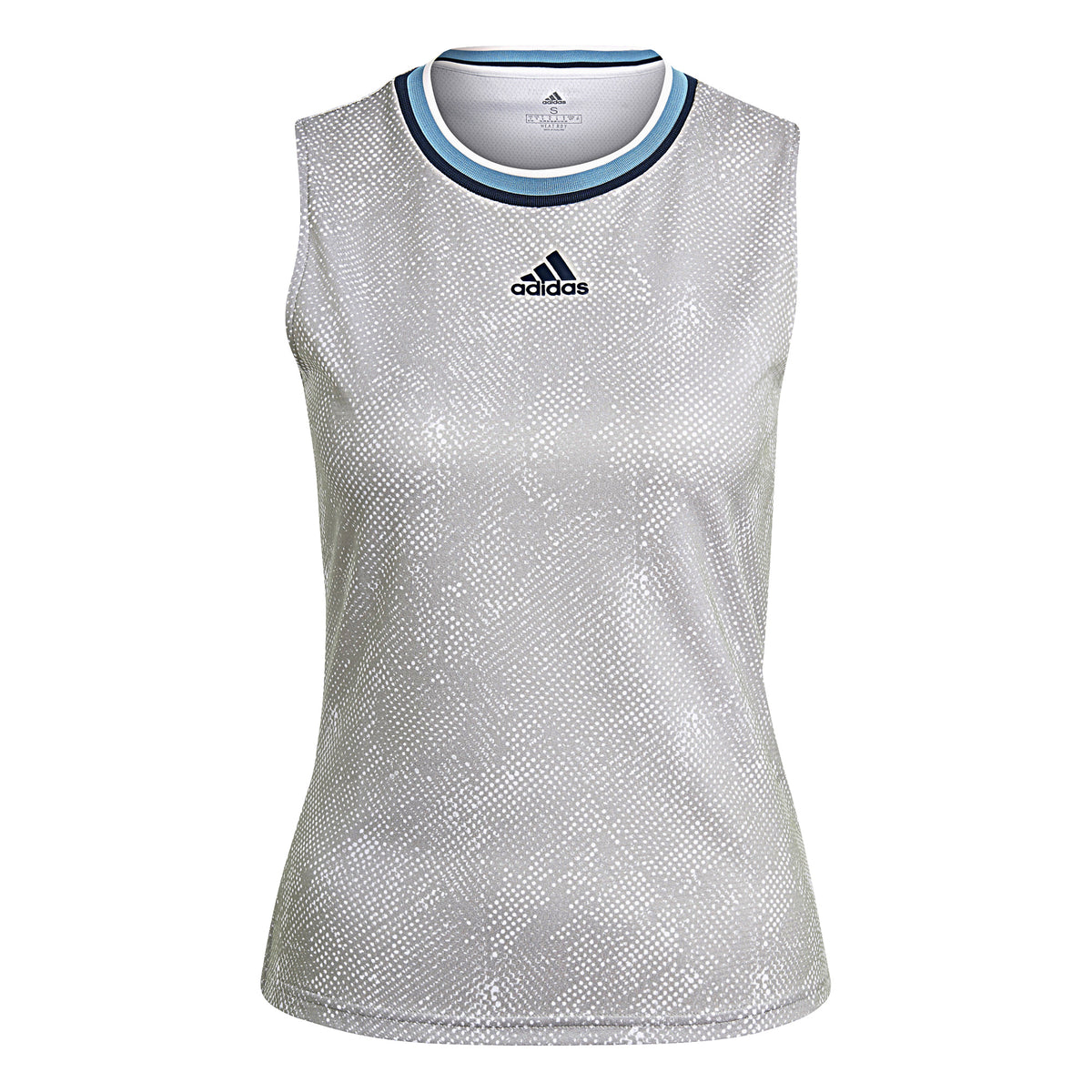 adidas Primeblue Match Tanktop Dames - lichtgrijs, blauw