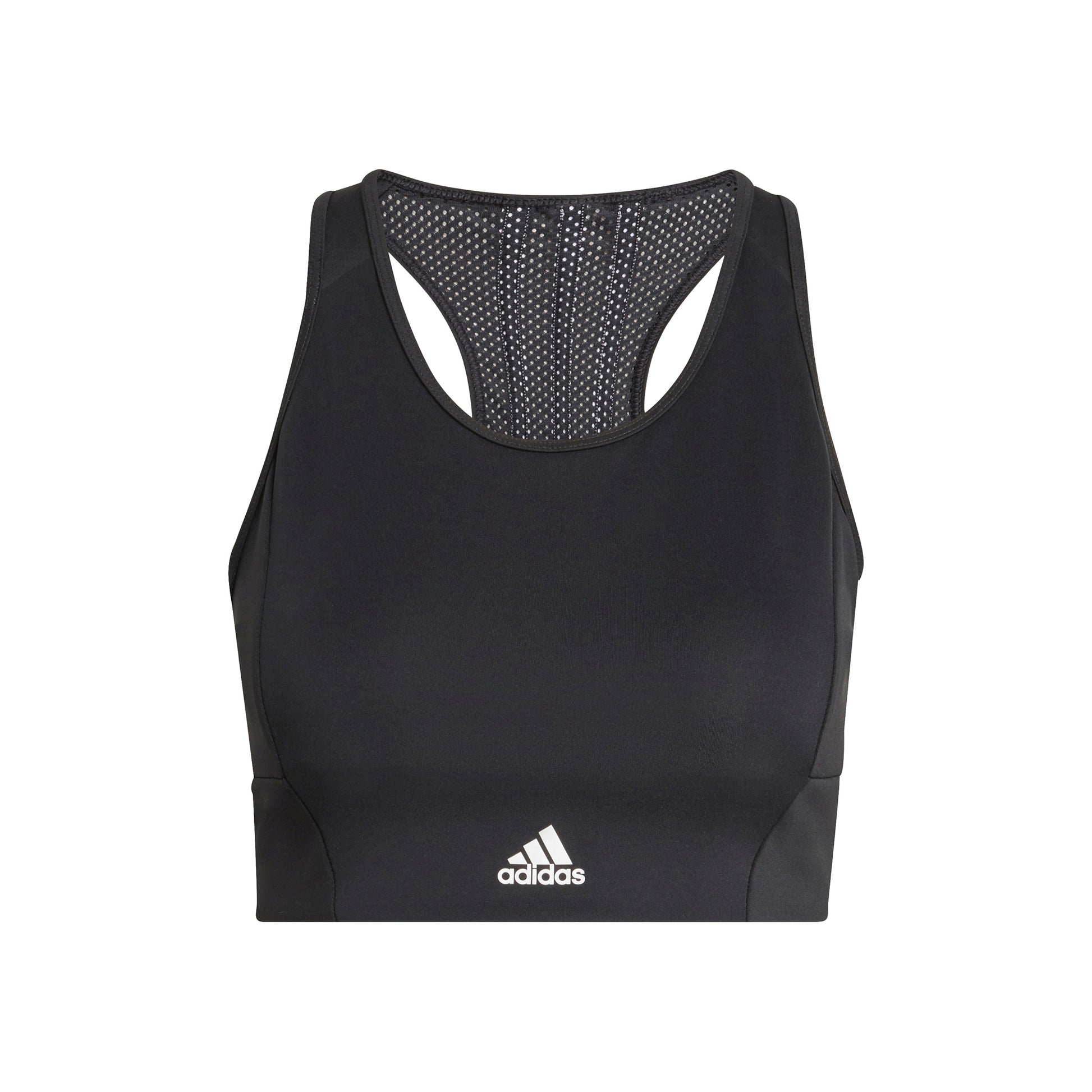 adidas 3Stripes Sport-bh Dames - zwart, wit