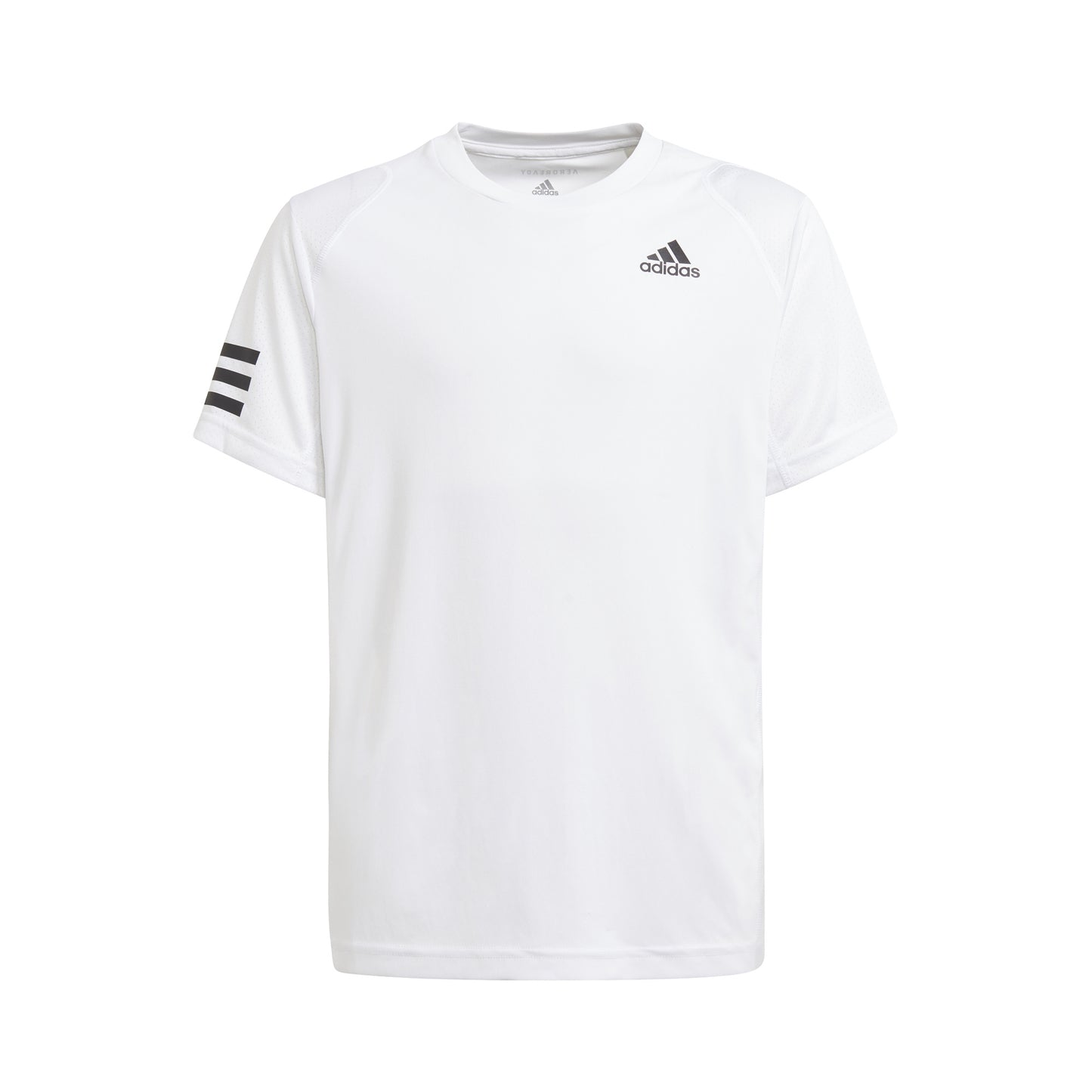 adidas Club 3 Stripes T-shirt Jongens - wit, zwart