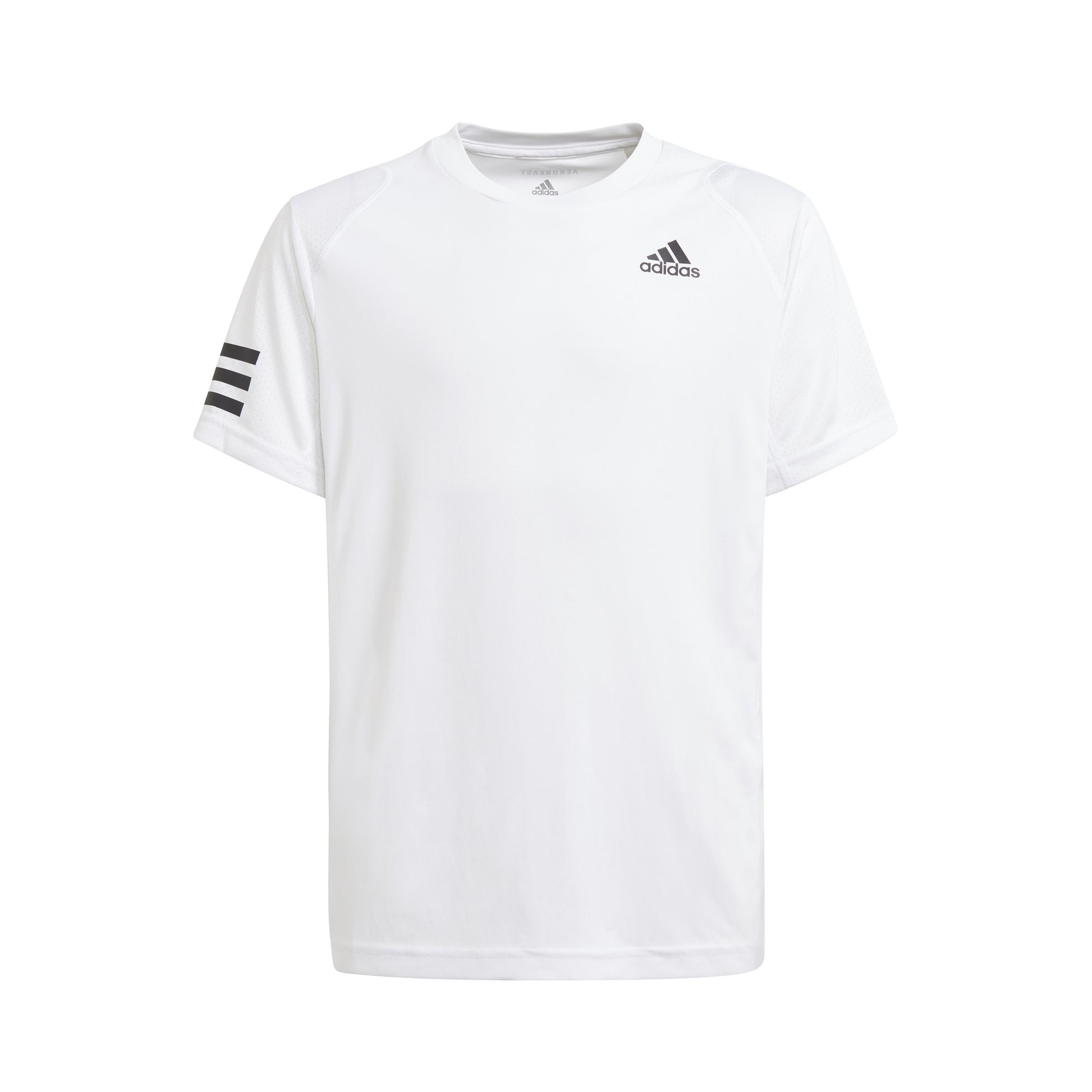 adidas Club 3 Stripes T-shirt Jongens - wit, zwart