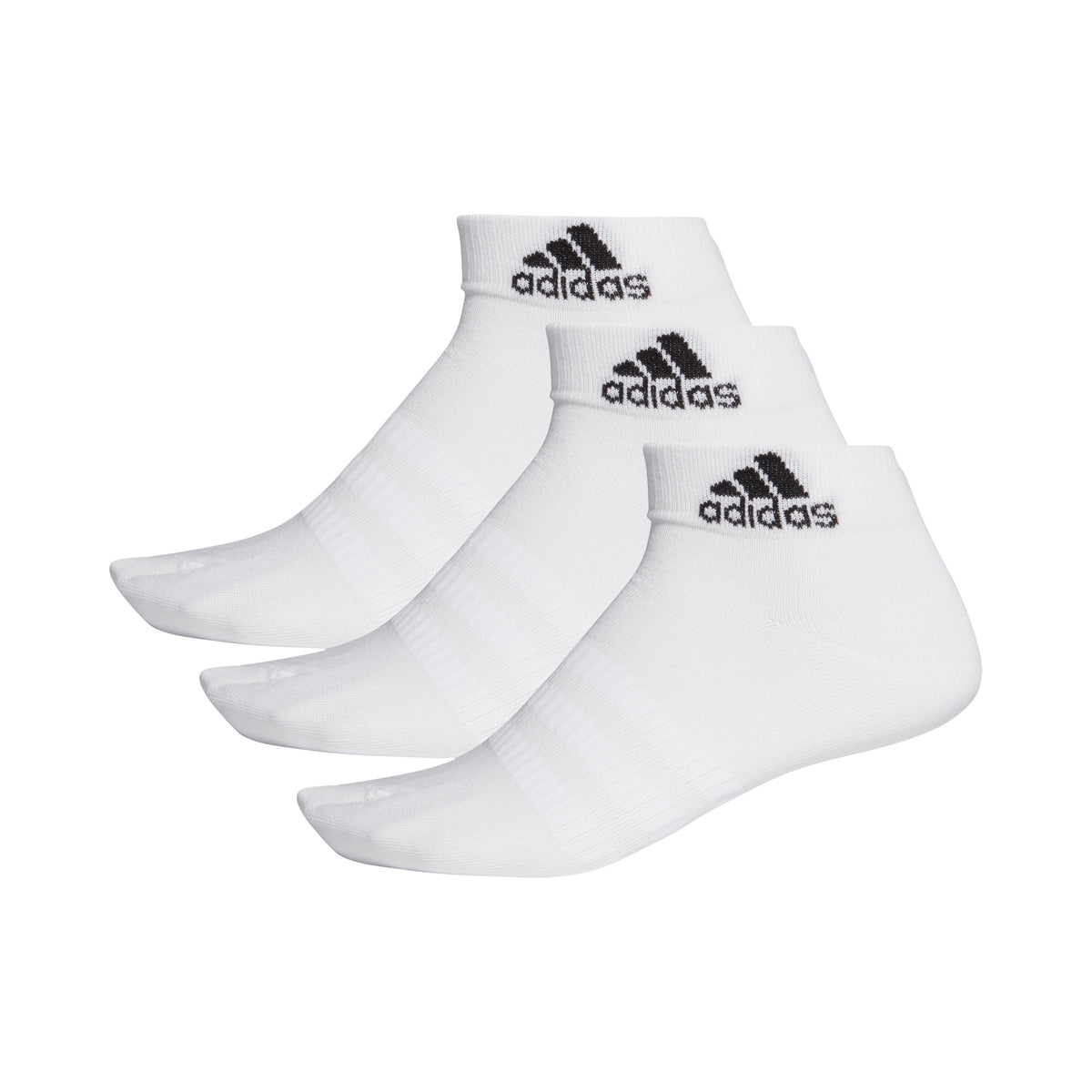 adidas Light Ankle Sportsokken Verpakking 3 stuks Unisex - wit, zwart