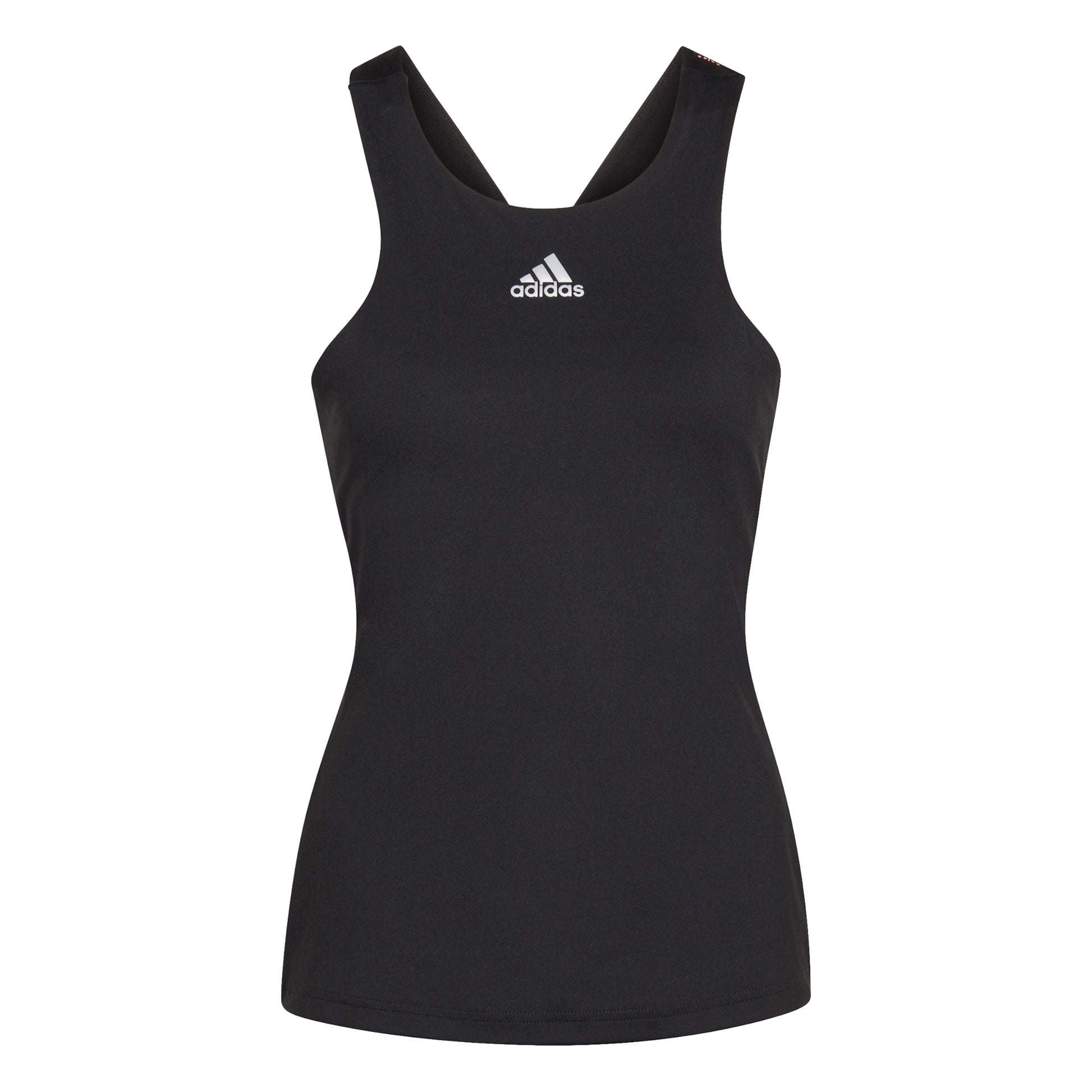 adidas Y Tanktop Dames-Zwart Mat