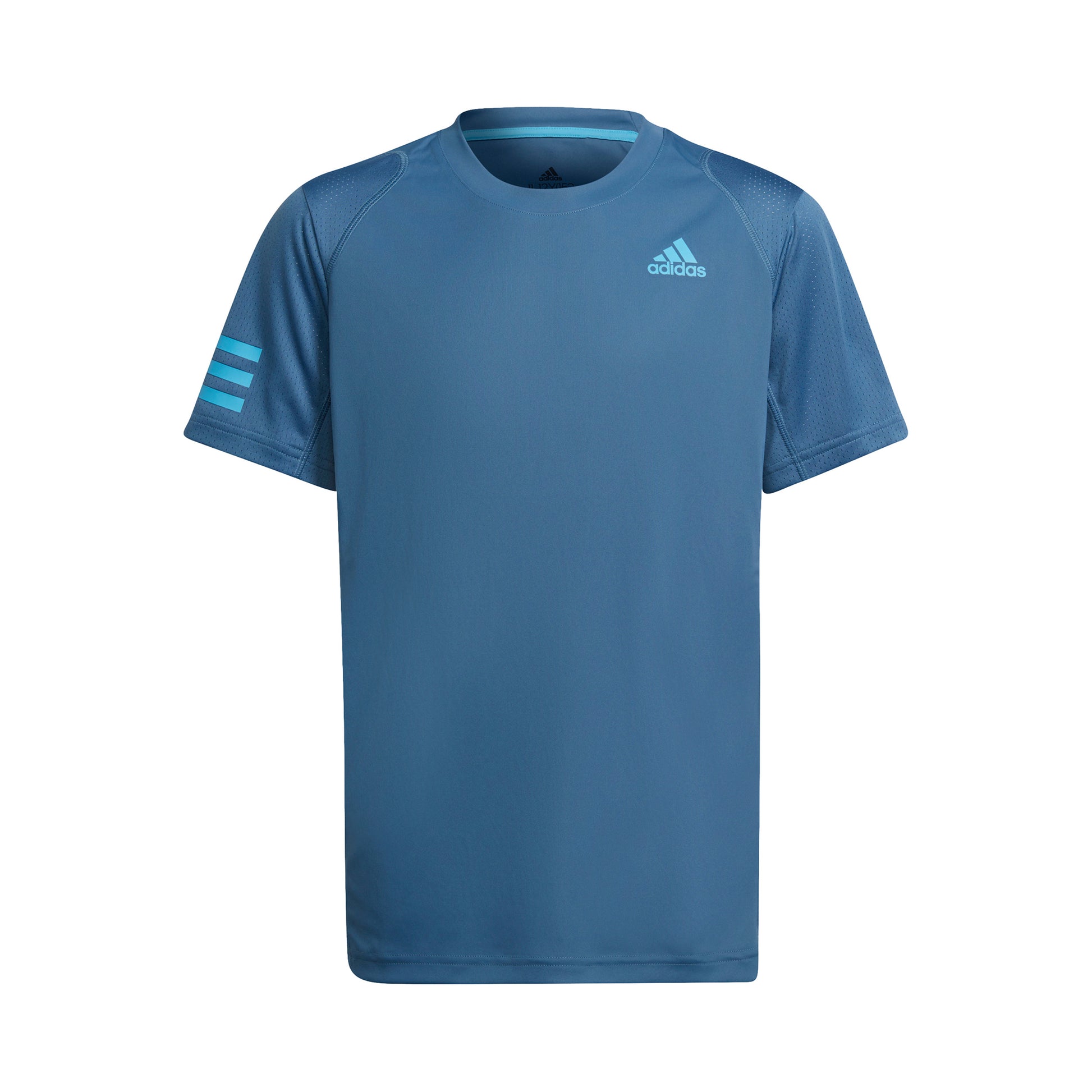 adidas Club 3 Stripes T-shirt Jongens - blauw,